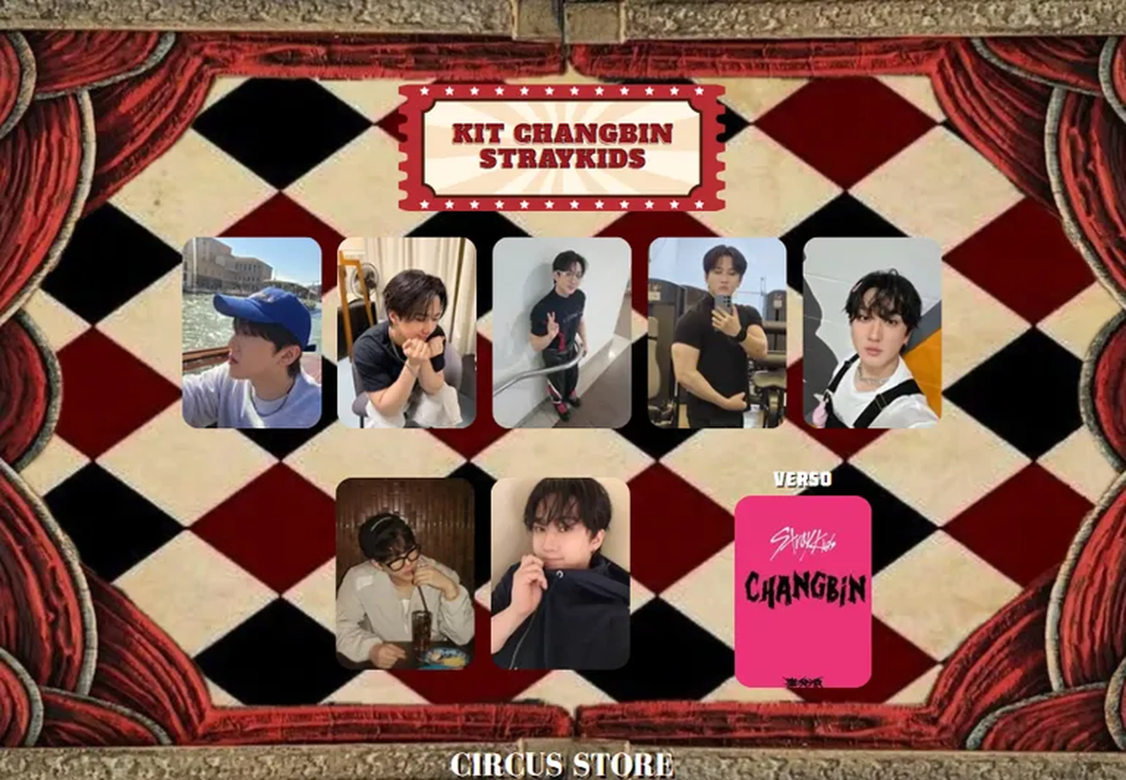 KIT PHOTOCARDS - CHANGBIN STRAY KIDS imagem