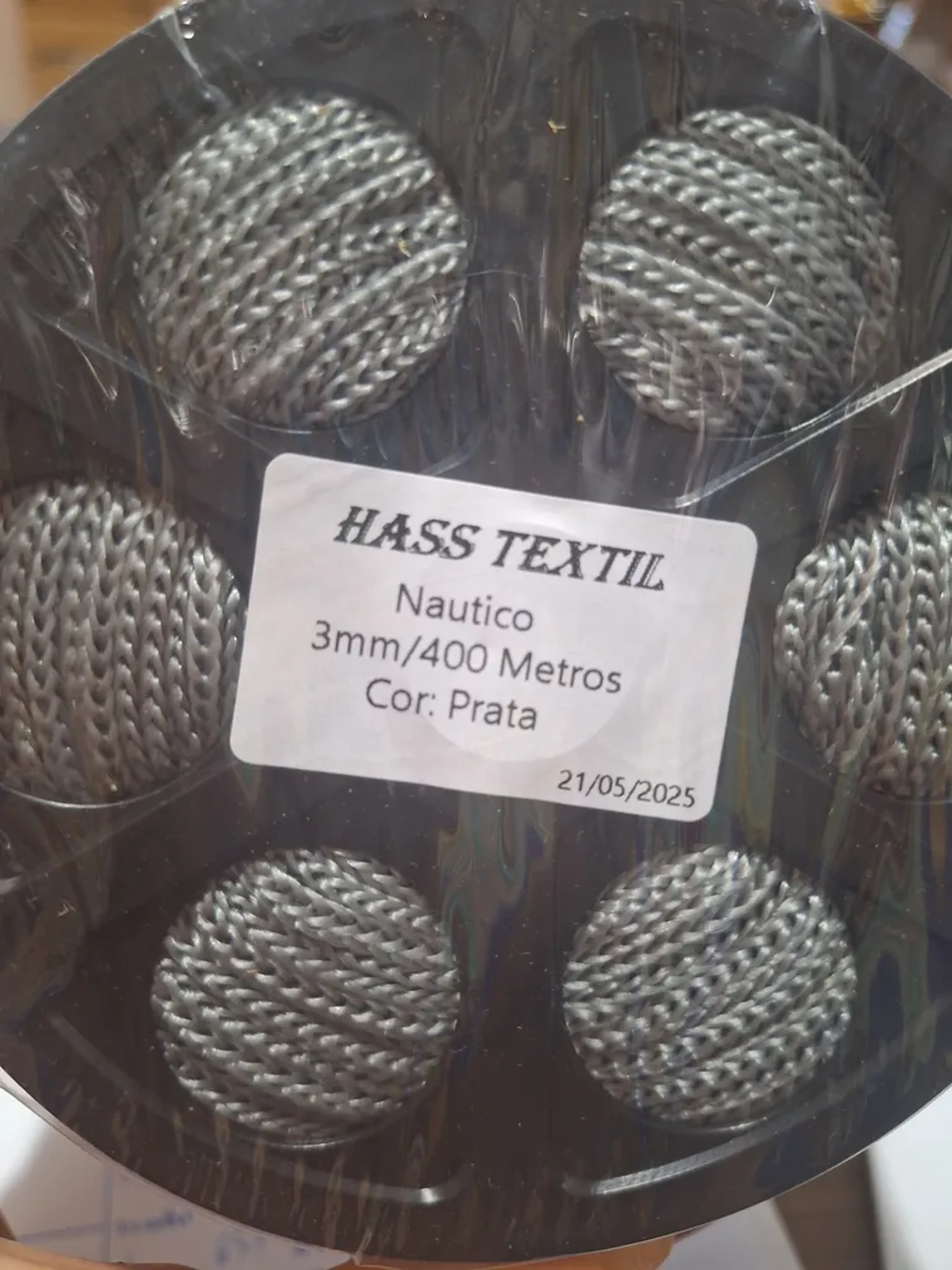 Fio Náutico 3mm Prata imagem