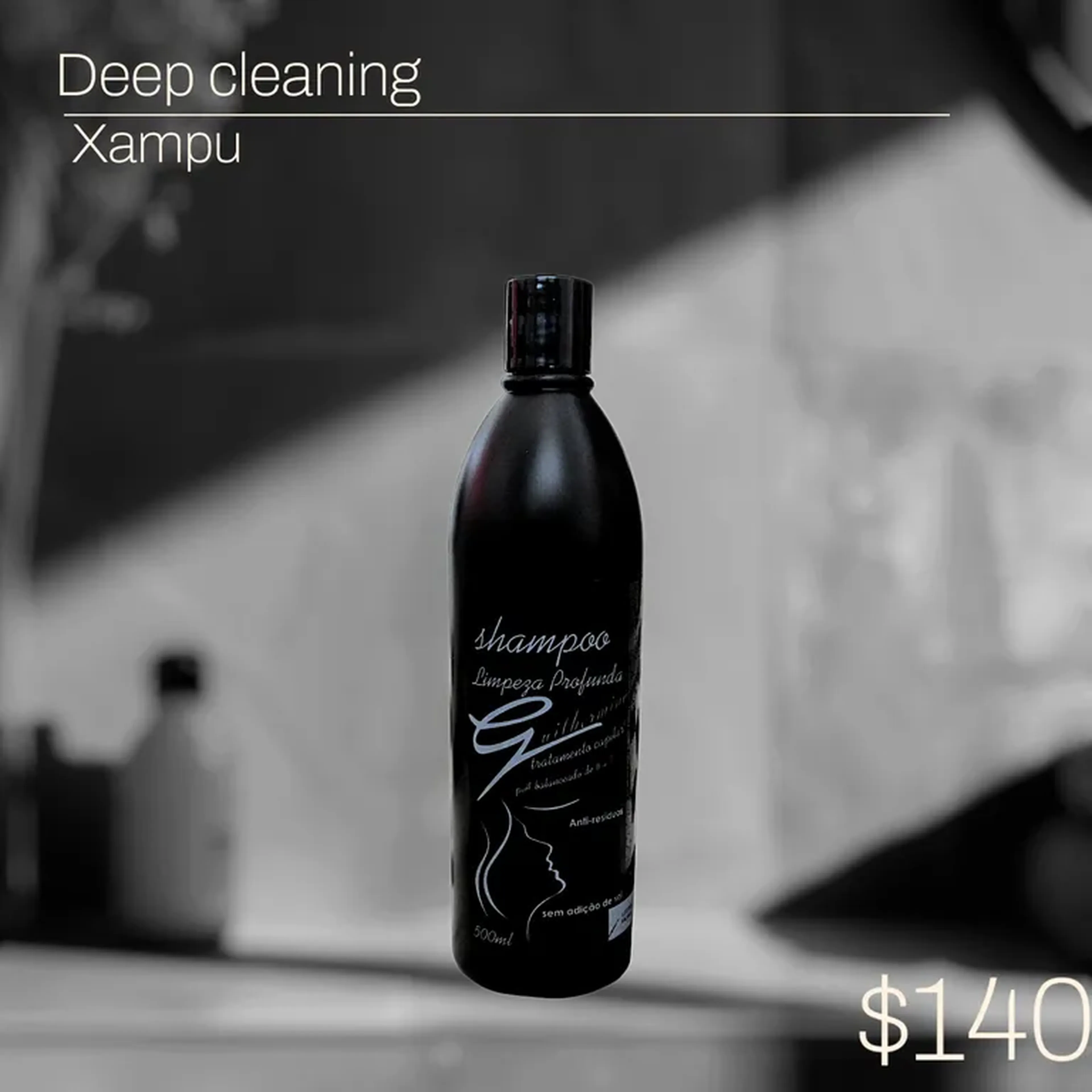 •Shampoo limpeza profunda imagem