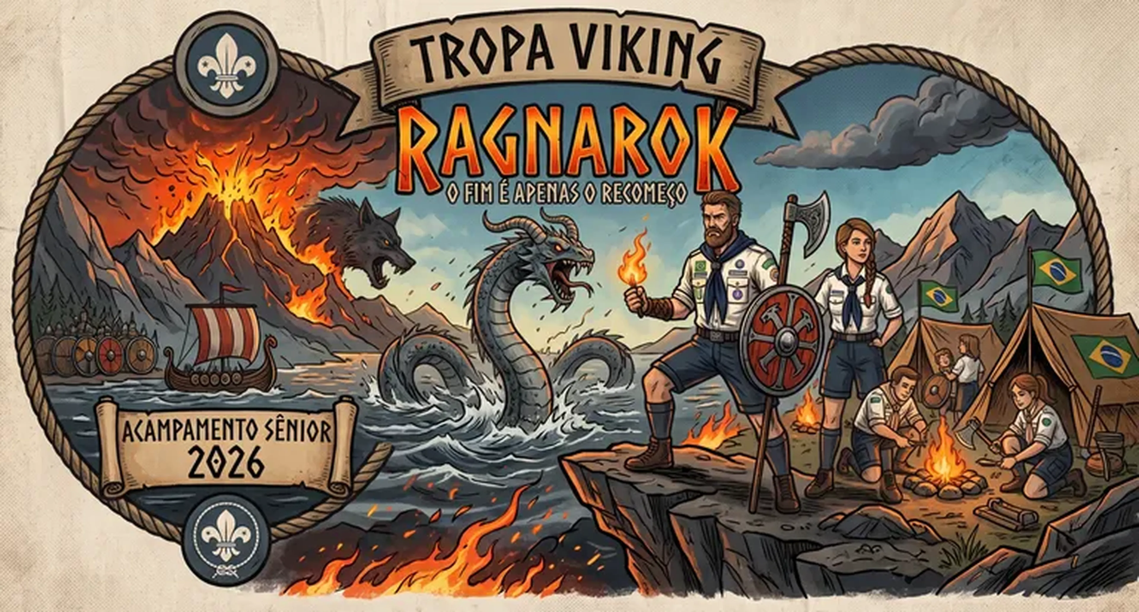 Acampamento Sênior Ragnarok 2026 imagem