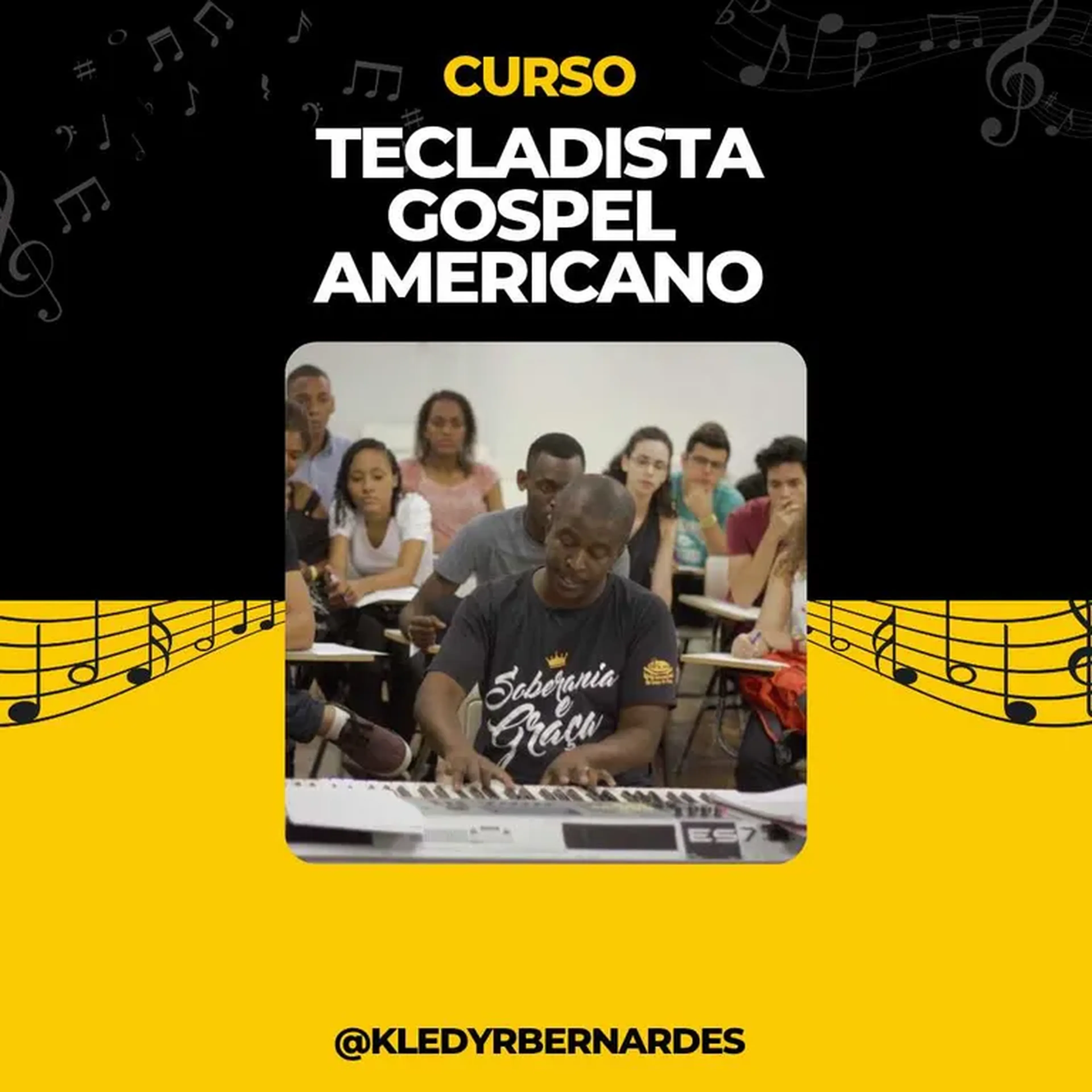 Curso Tecladista Gospel imagem