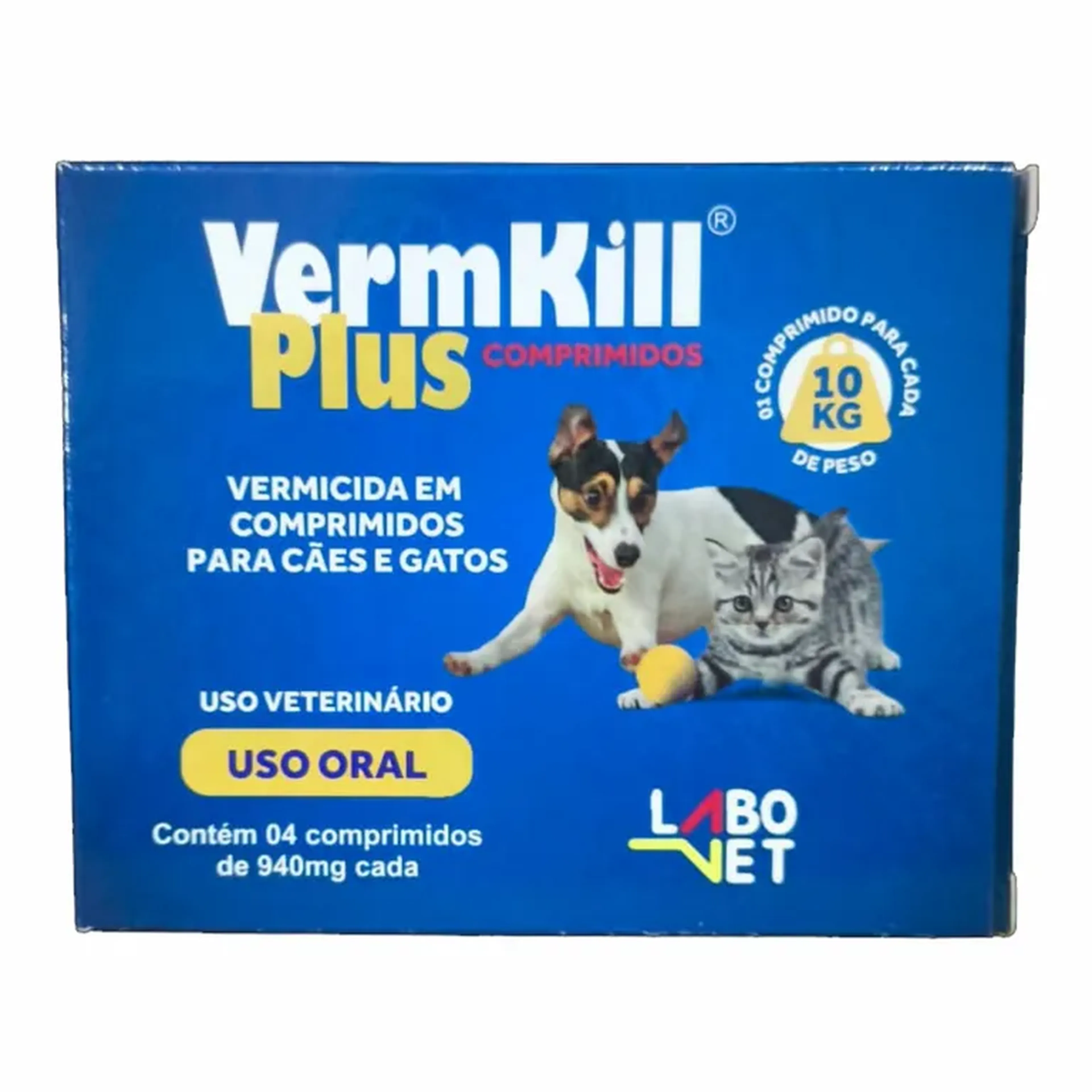 Vermkill® Plus com 4 Comprimidos imagem