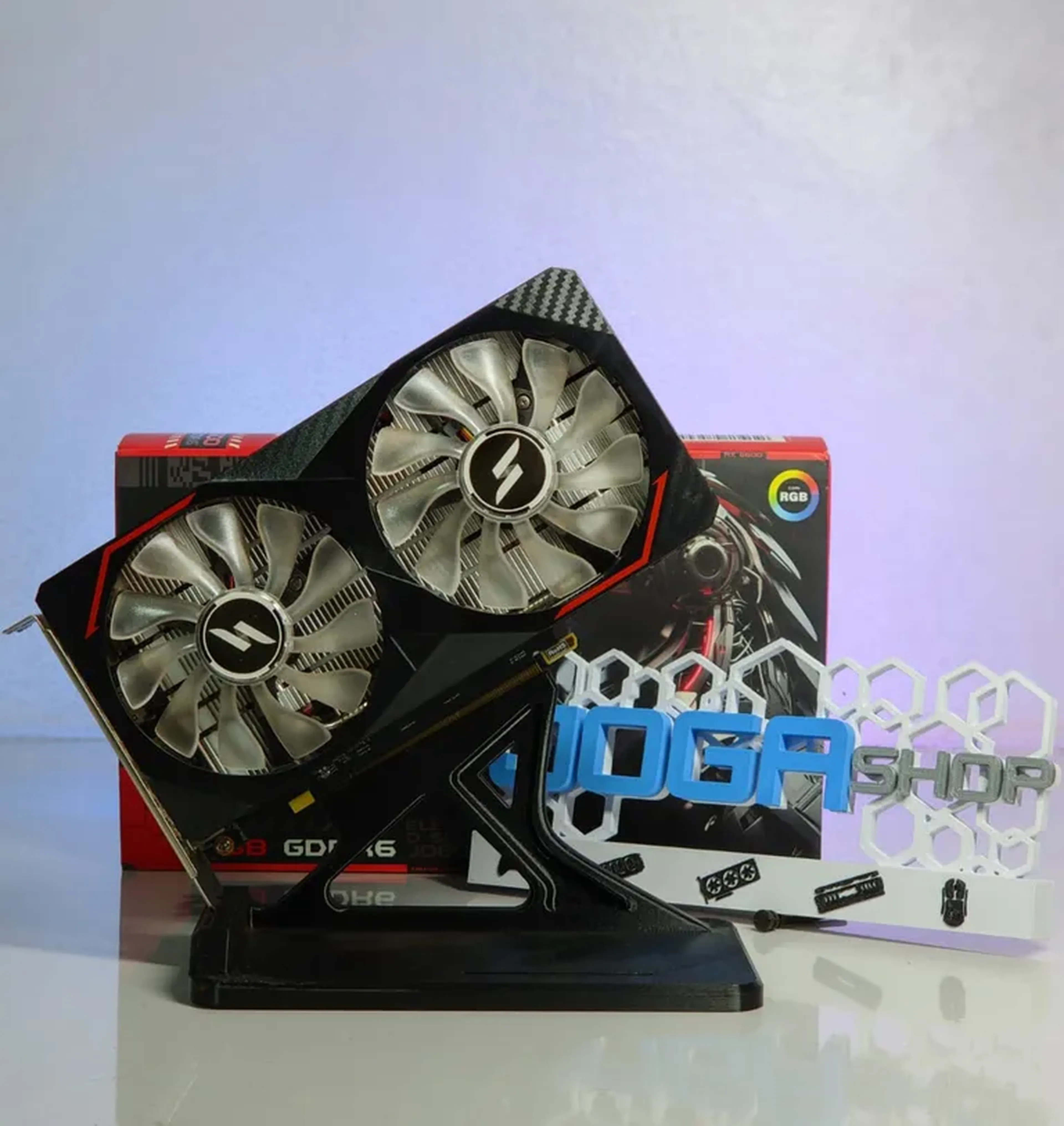 AMD Radeon RX 6600 8GB Superframe Falcon RGB imagem