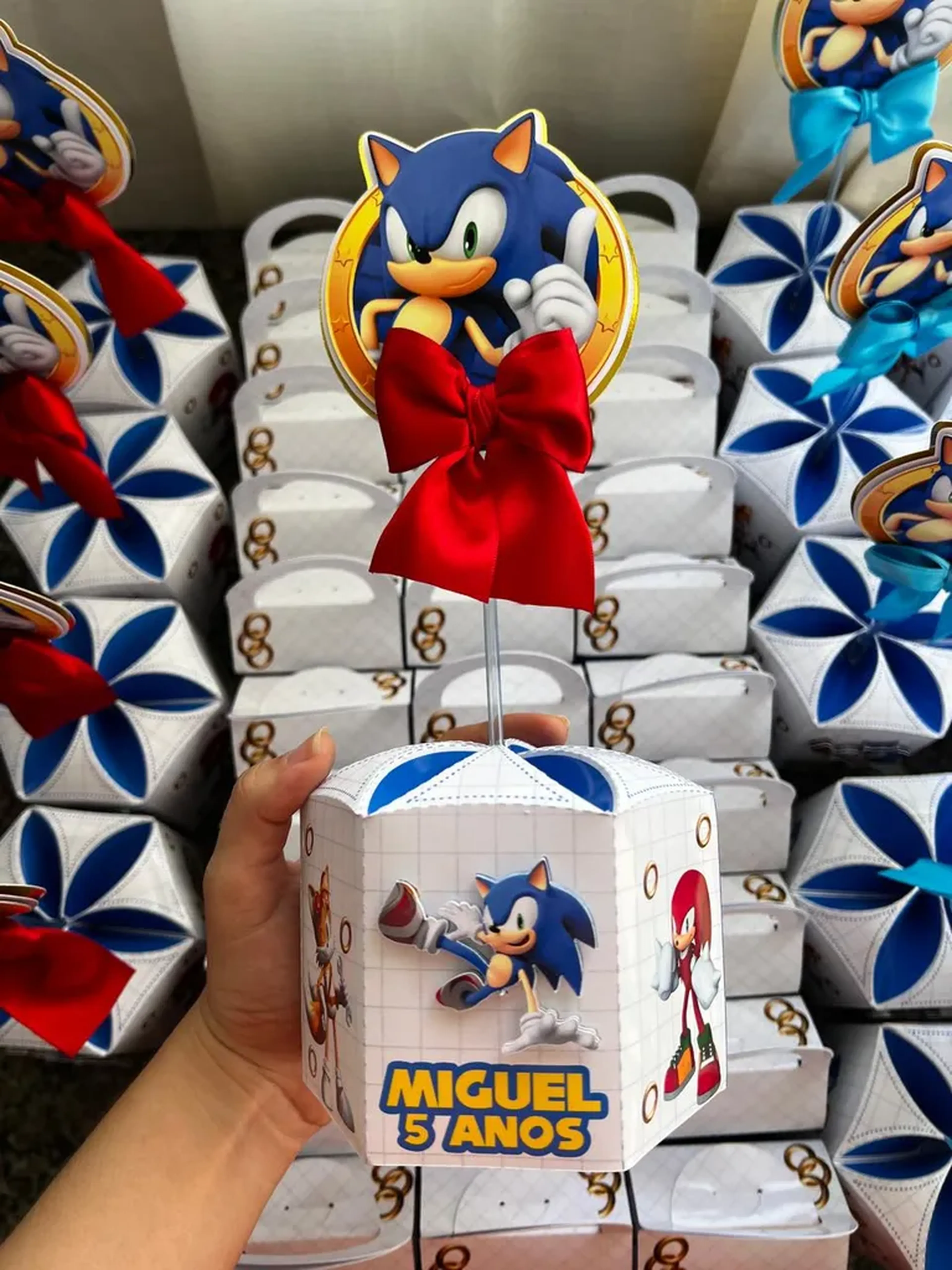 Arquivo Digital Centro de Mesa - Sonic imagem