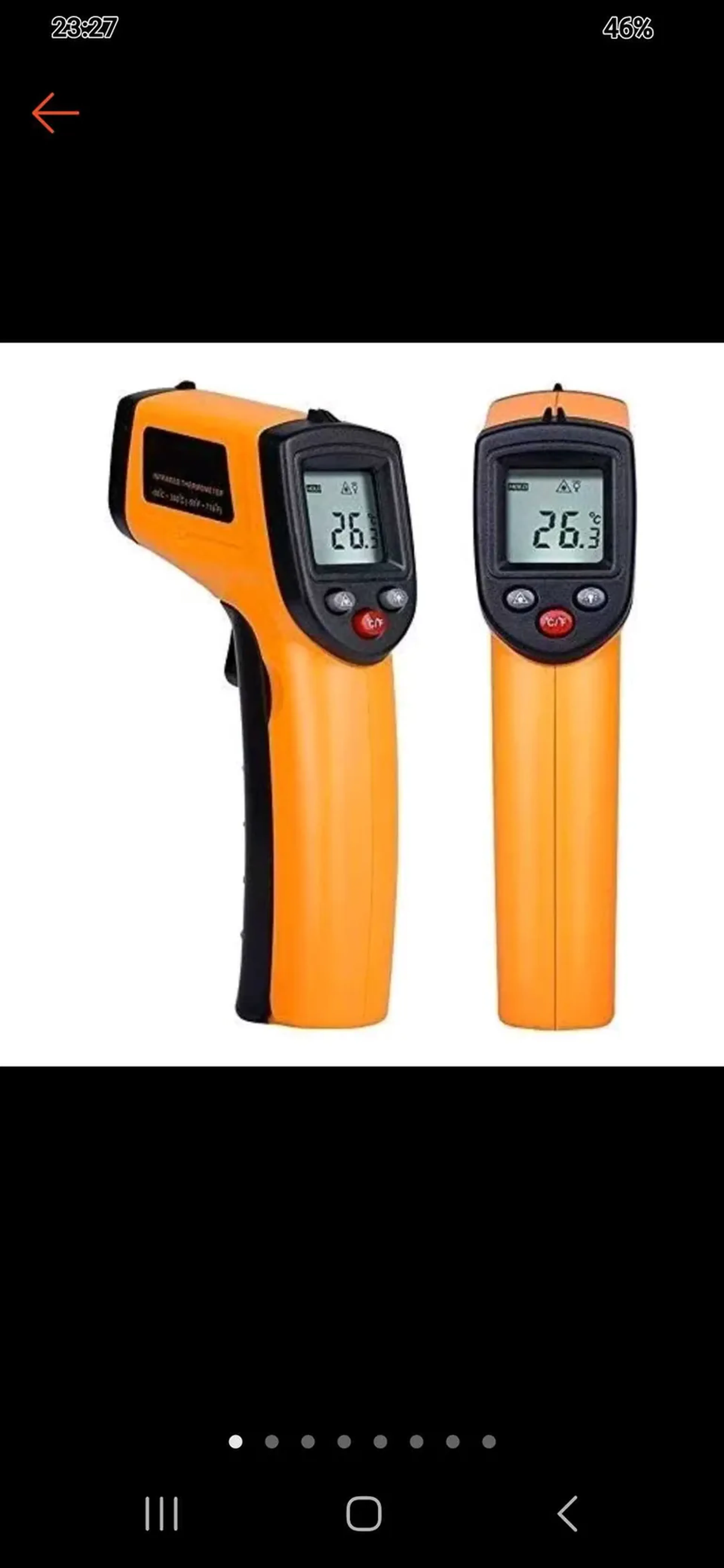 Termometro Digital Infravermelho Laser Industr -50° A 380°c imagem