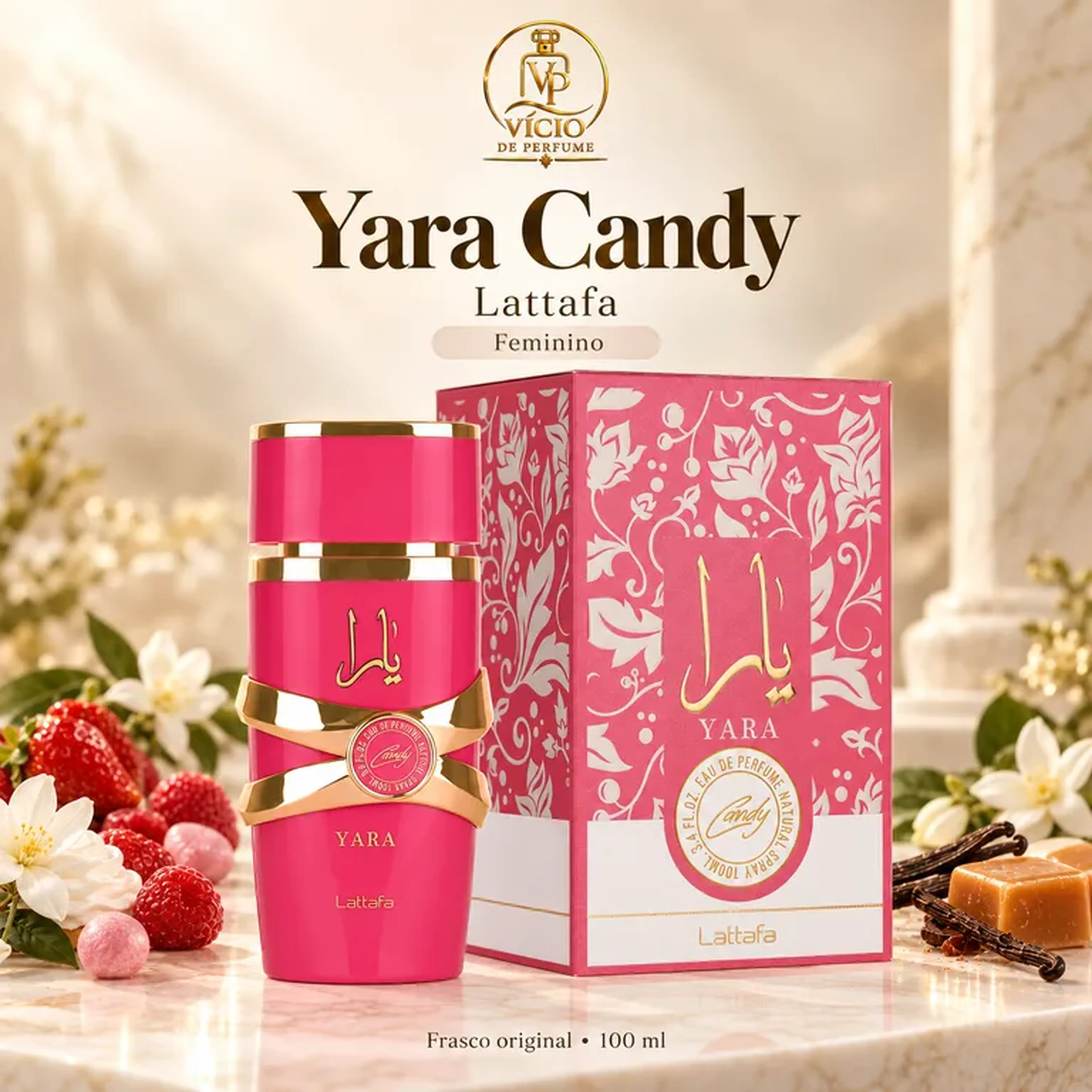 Yara Candy Eau de Parfum - Lattafa Feminino 100ml imagem
