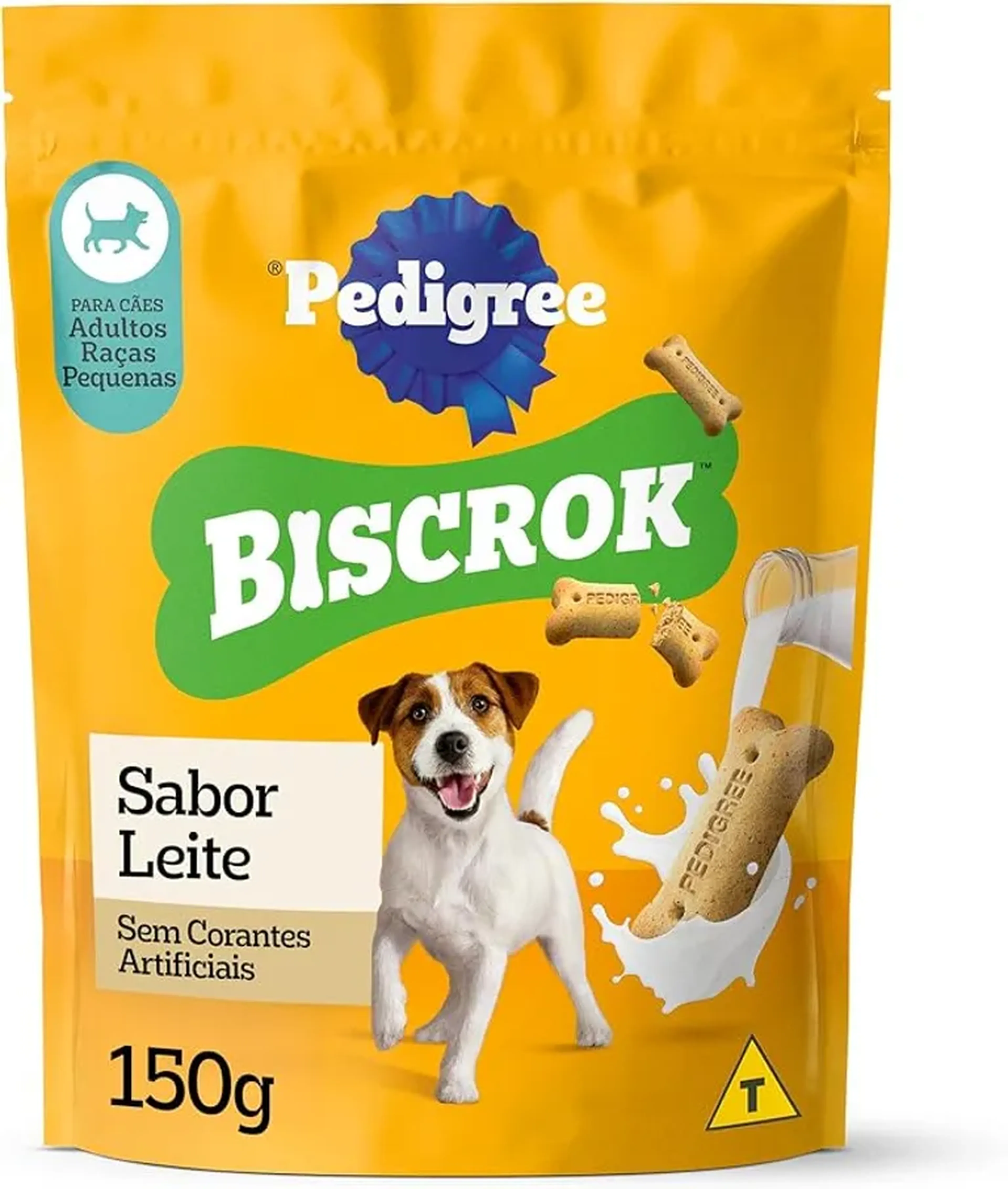 Biscrok Pedigree Sabor Leite de 150 gr imagem