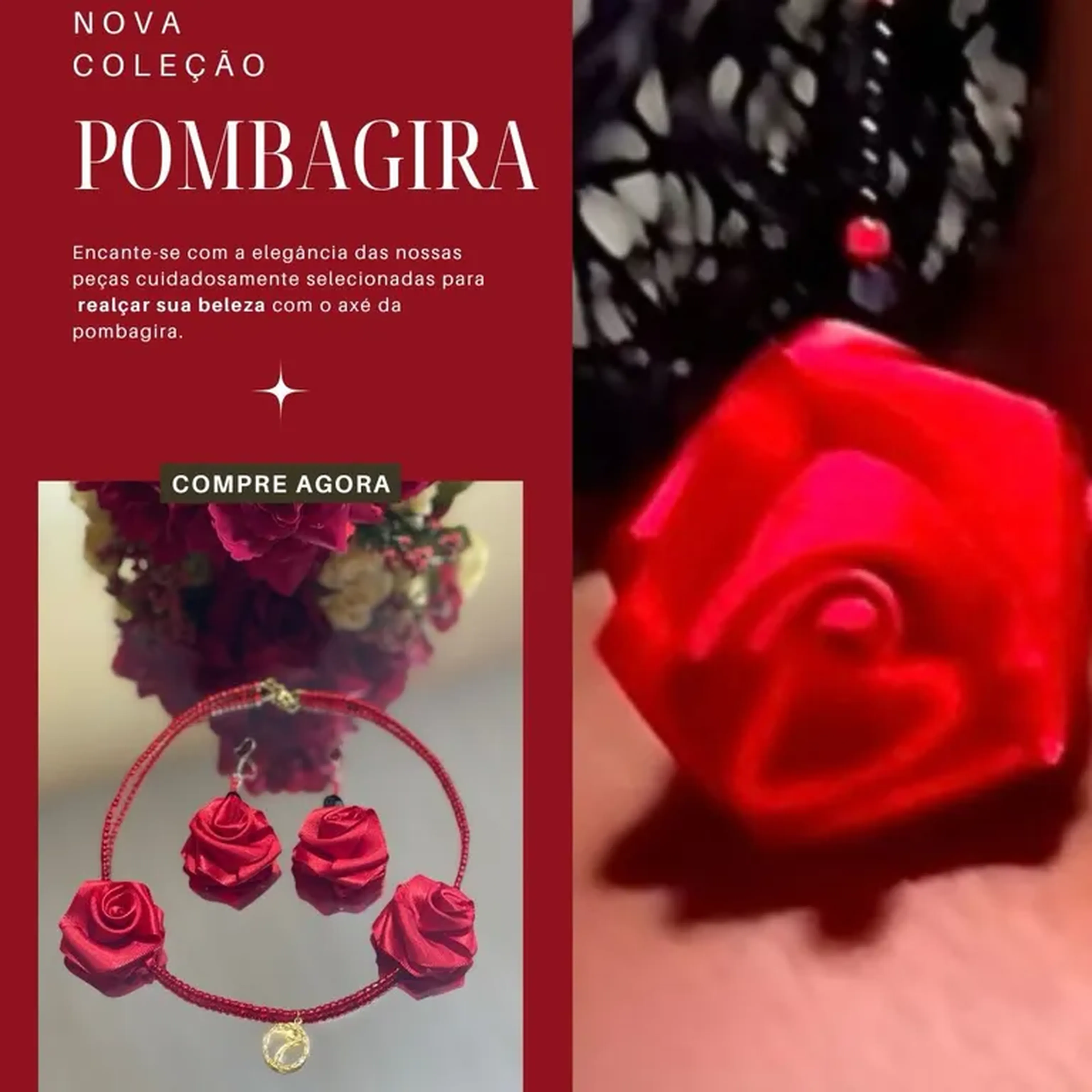 Colar Rosa 7 imagem