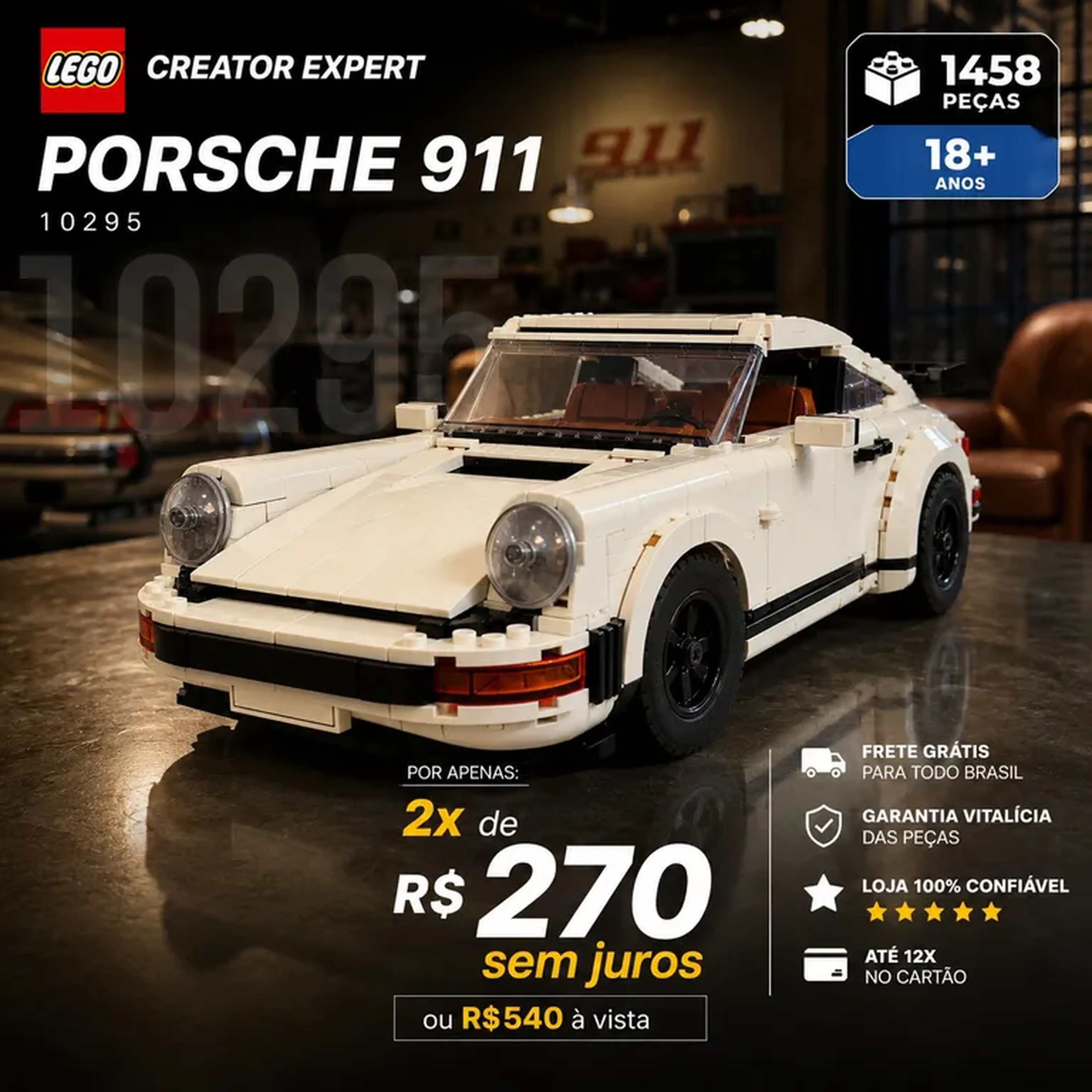 LEGO PORSCHE 911 RETRO imagem