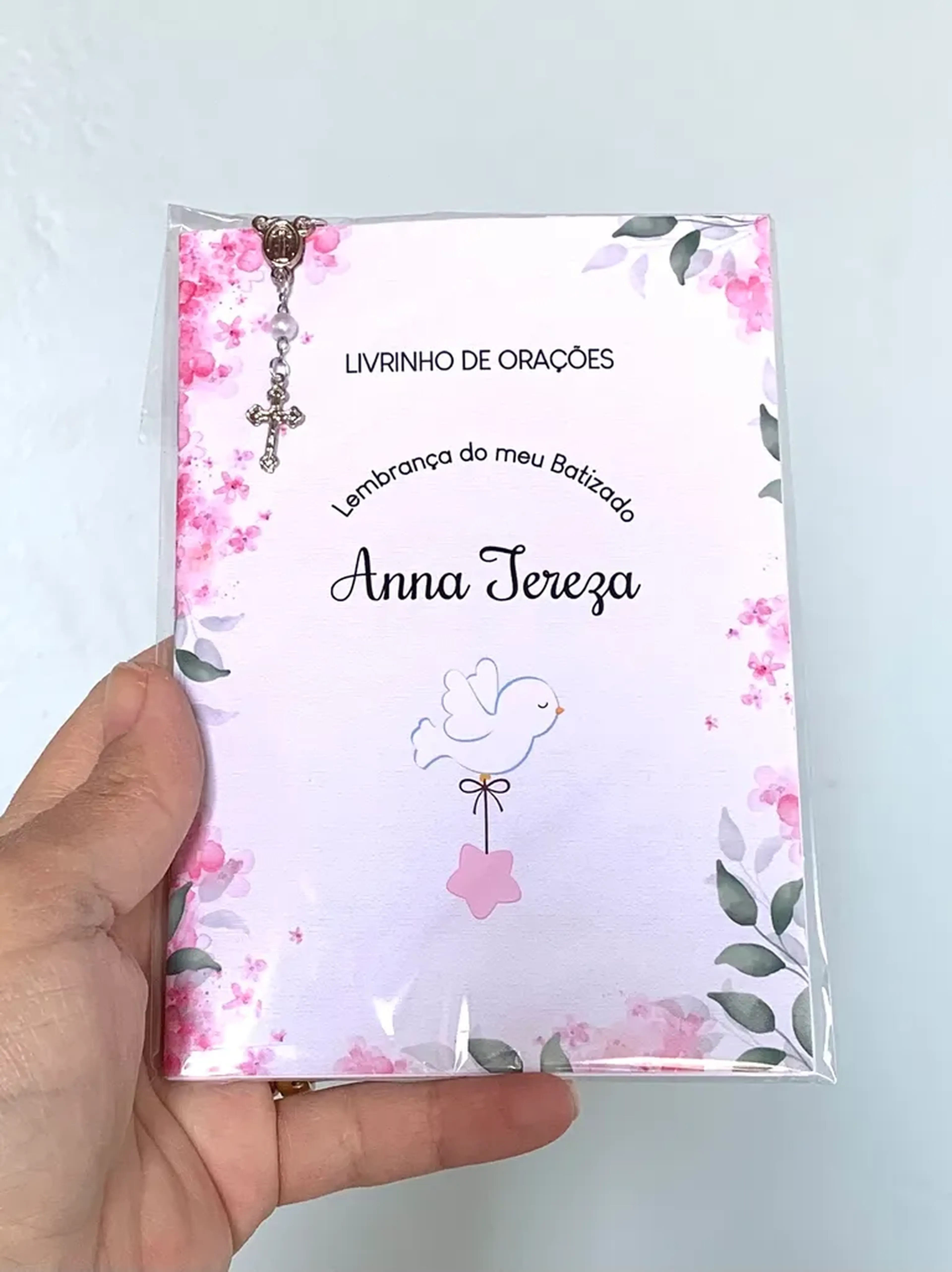 Livrinho de orações com mini terço imagem
