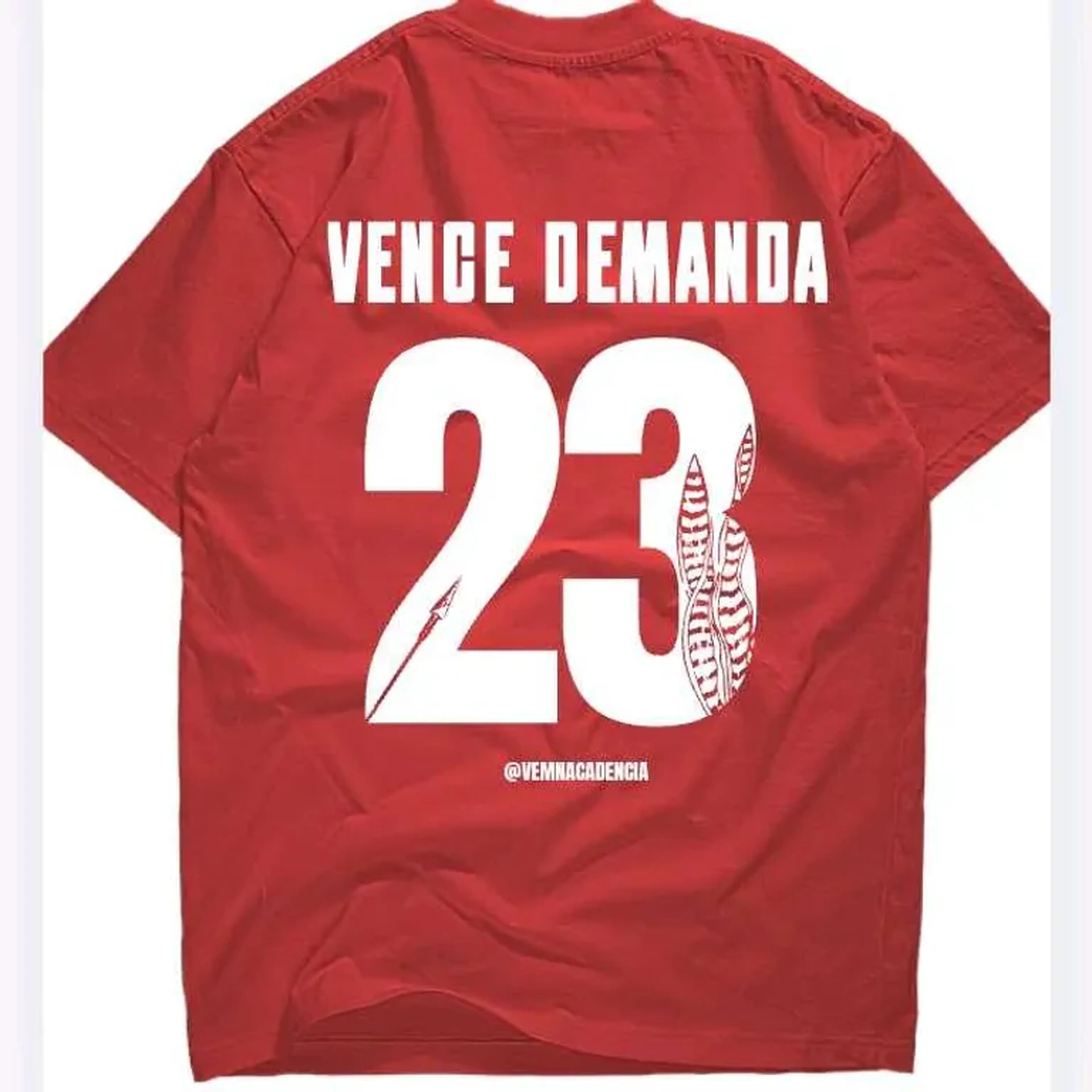 SÃO JORGE 23 - vermelha ( oversized e tradicional) imagem