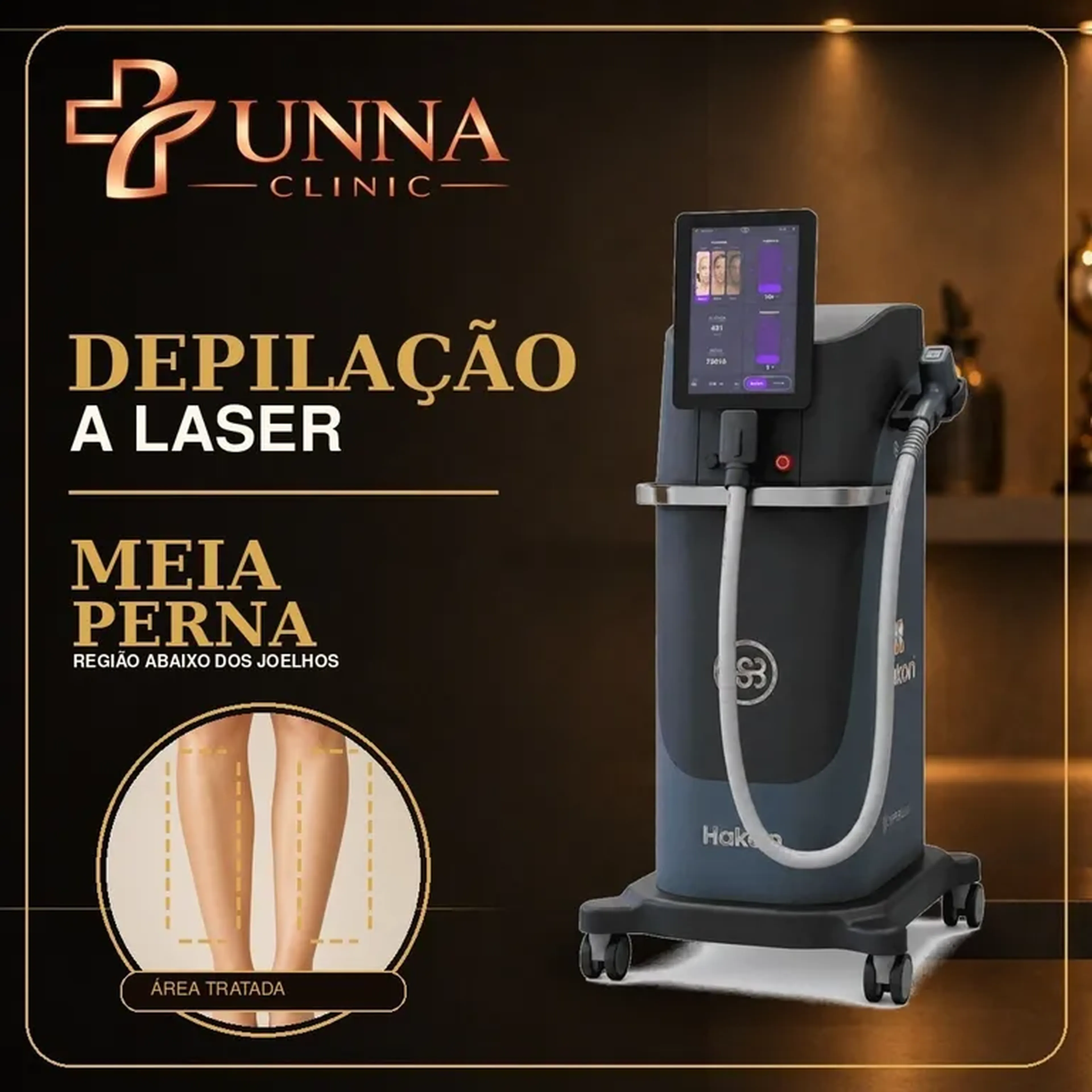 Depilação a Laser — Meia Perna imagem