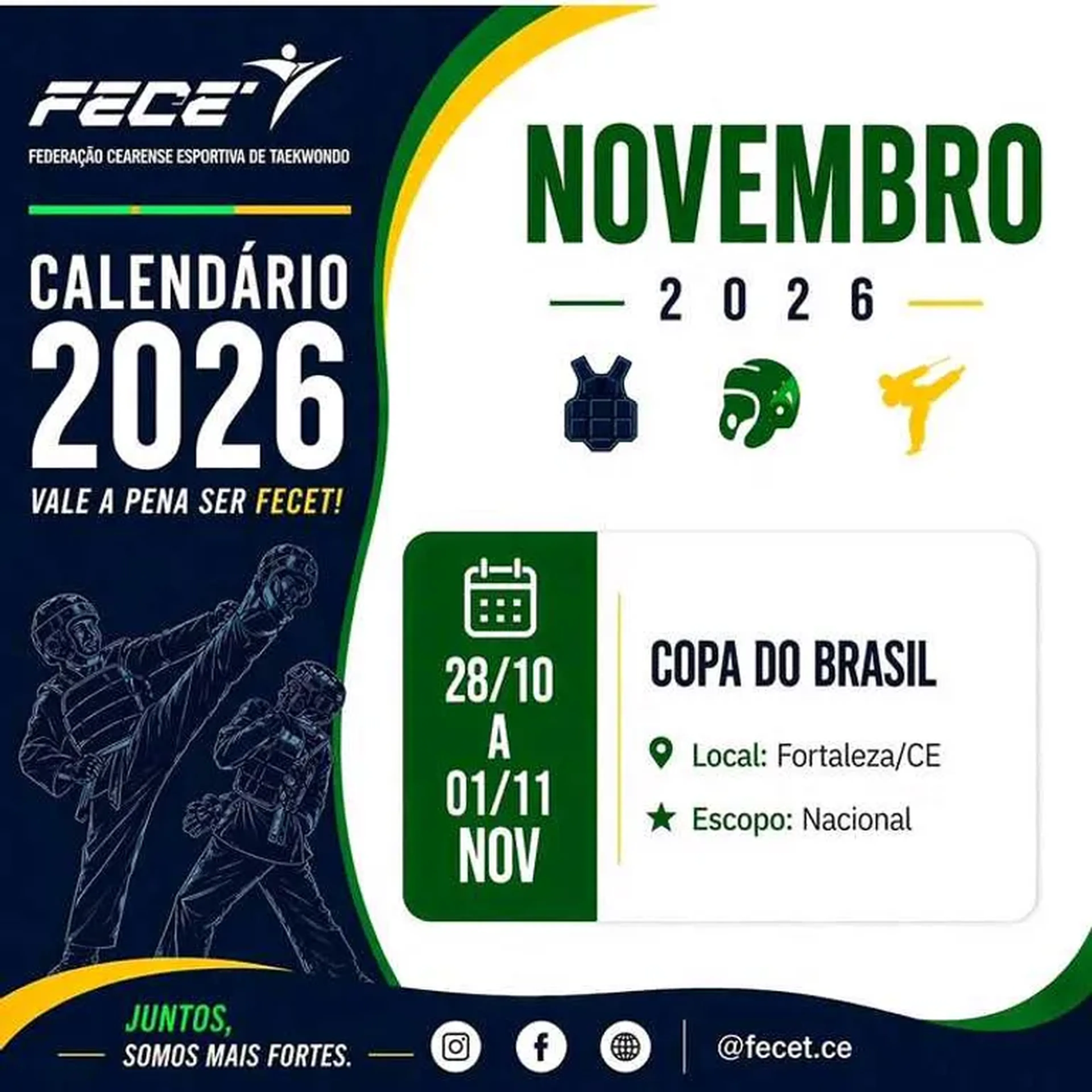 INSCRIÇÃO COPA DO BRASIL - POOMSAE FAIXA PRETA INDIVIDUAL imagem