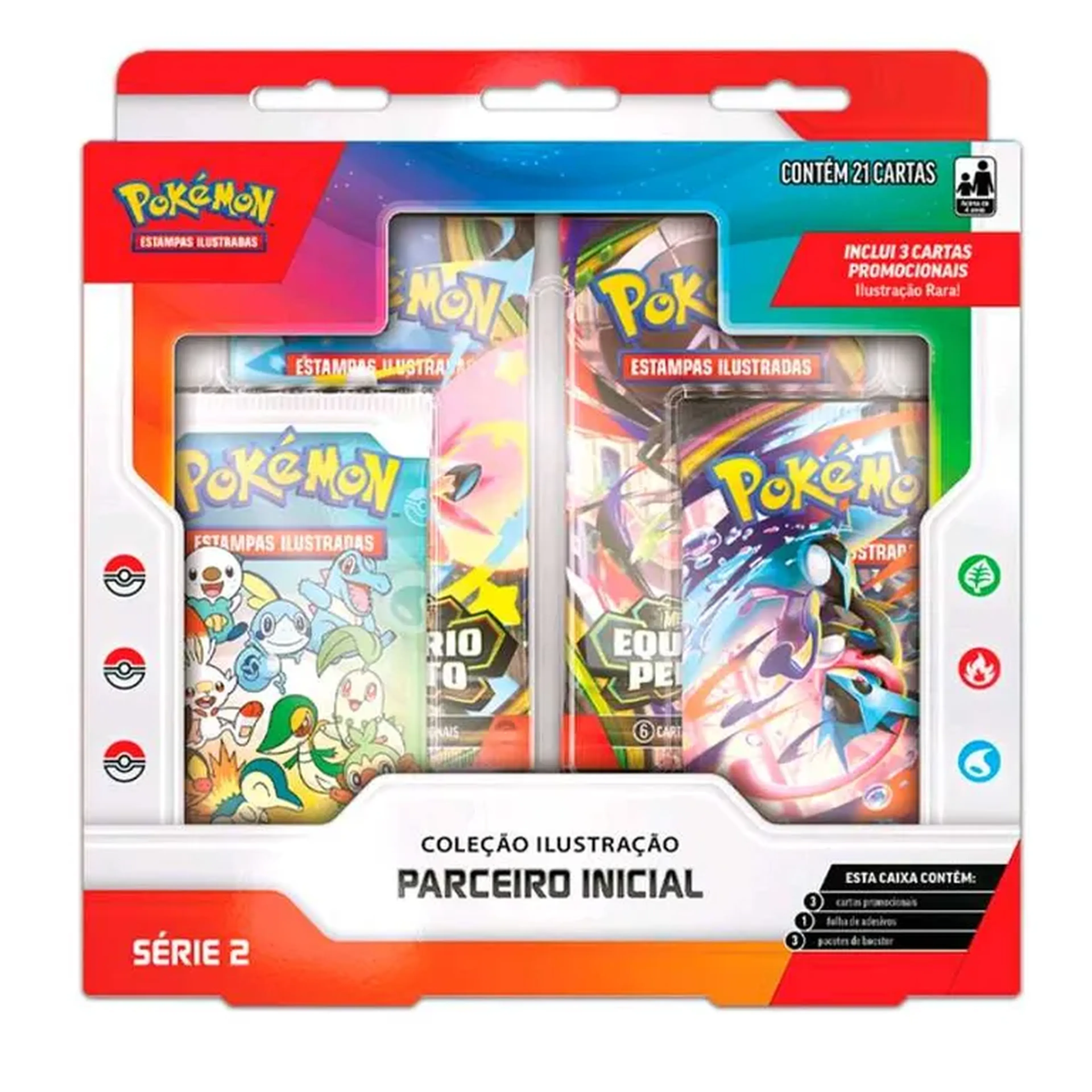 box coleção parceiro inicial série 2 pokémon imagem