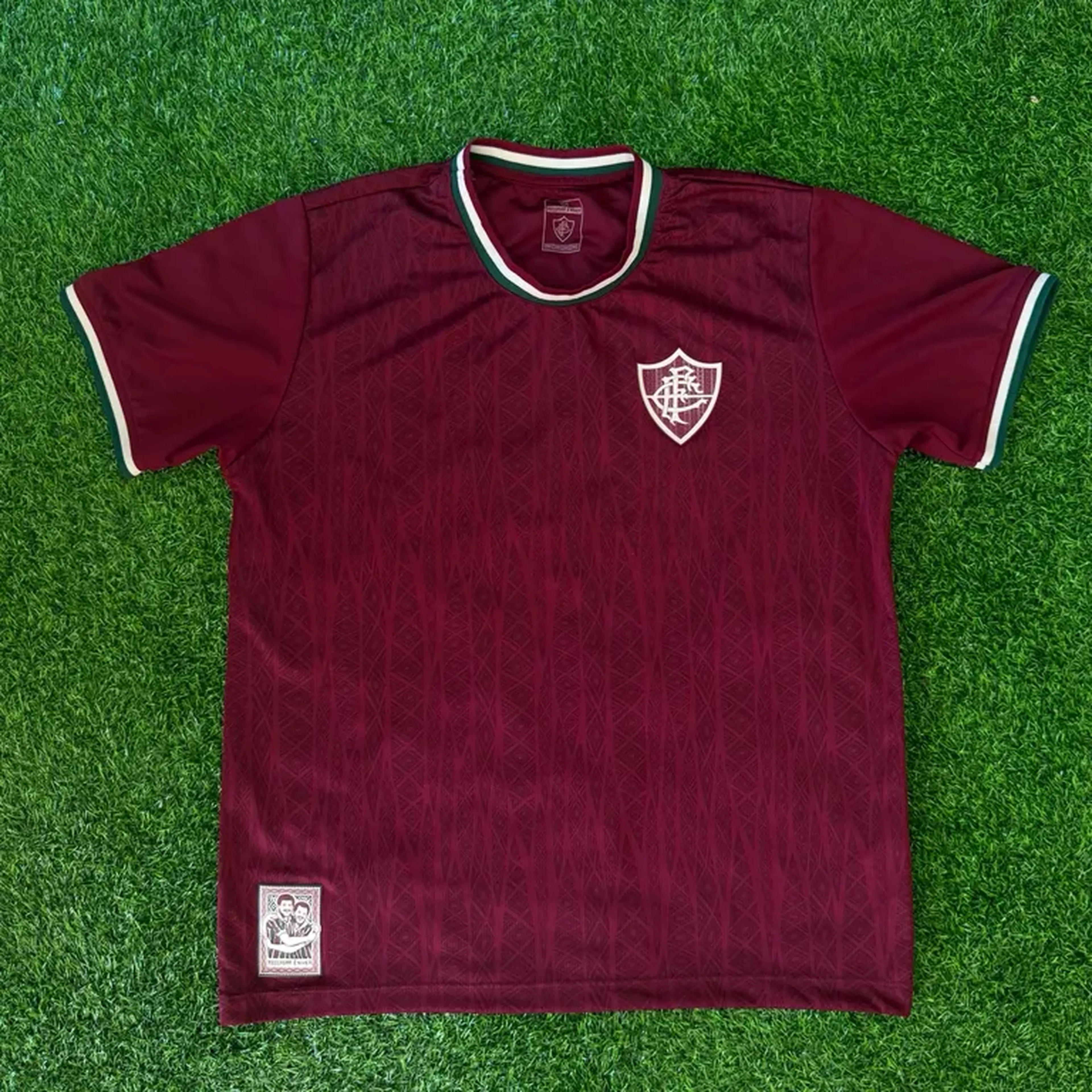 Camisa Fluminense Coincidência Negra GG imagem
