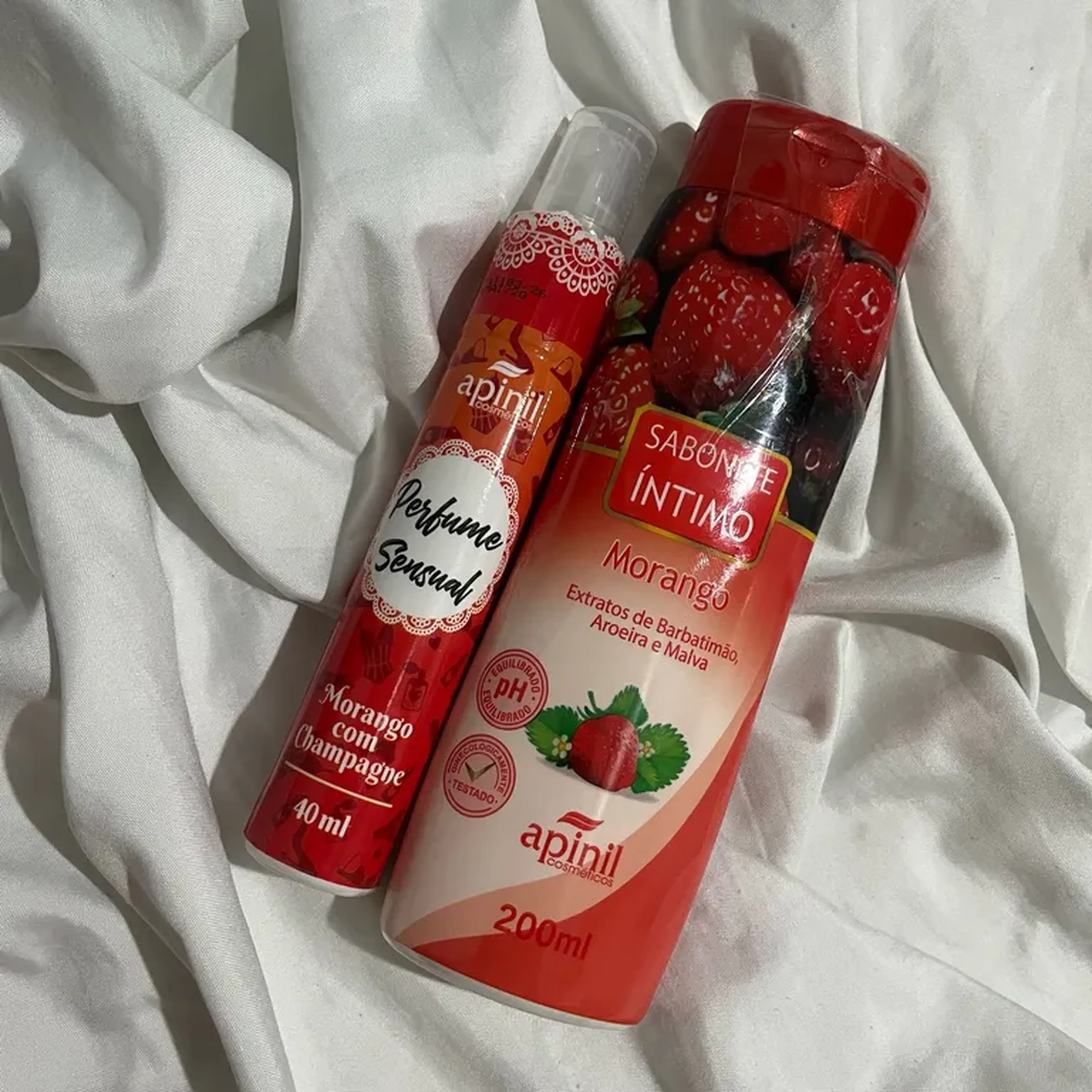 Sabonete Íntimo + Perfume Calcinha Morango imagem