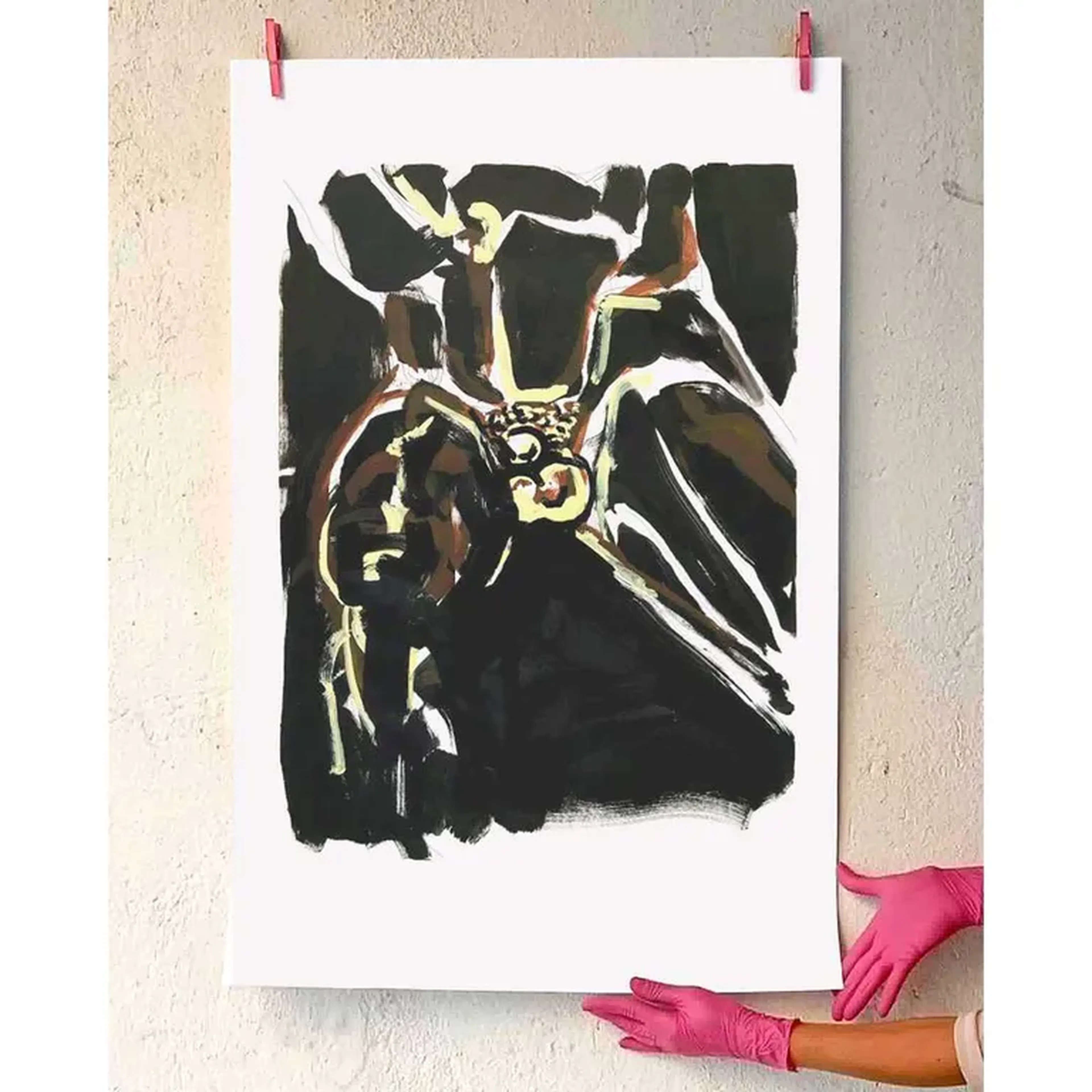 Para 5° C - Laconte de Rodes - 60x90 cm gravura assinada imagem