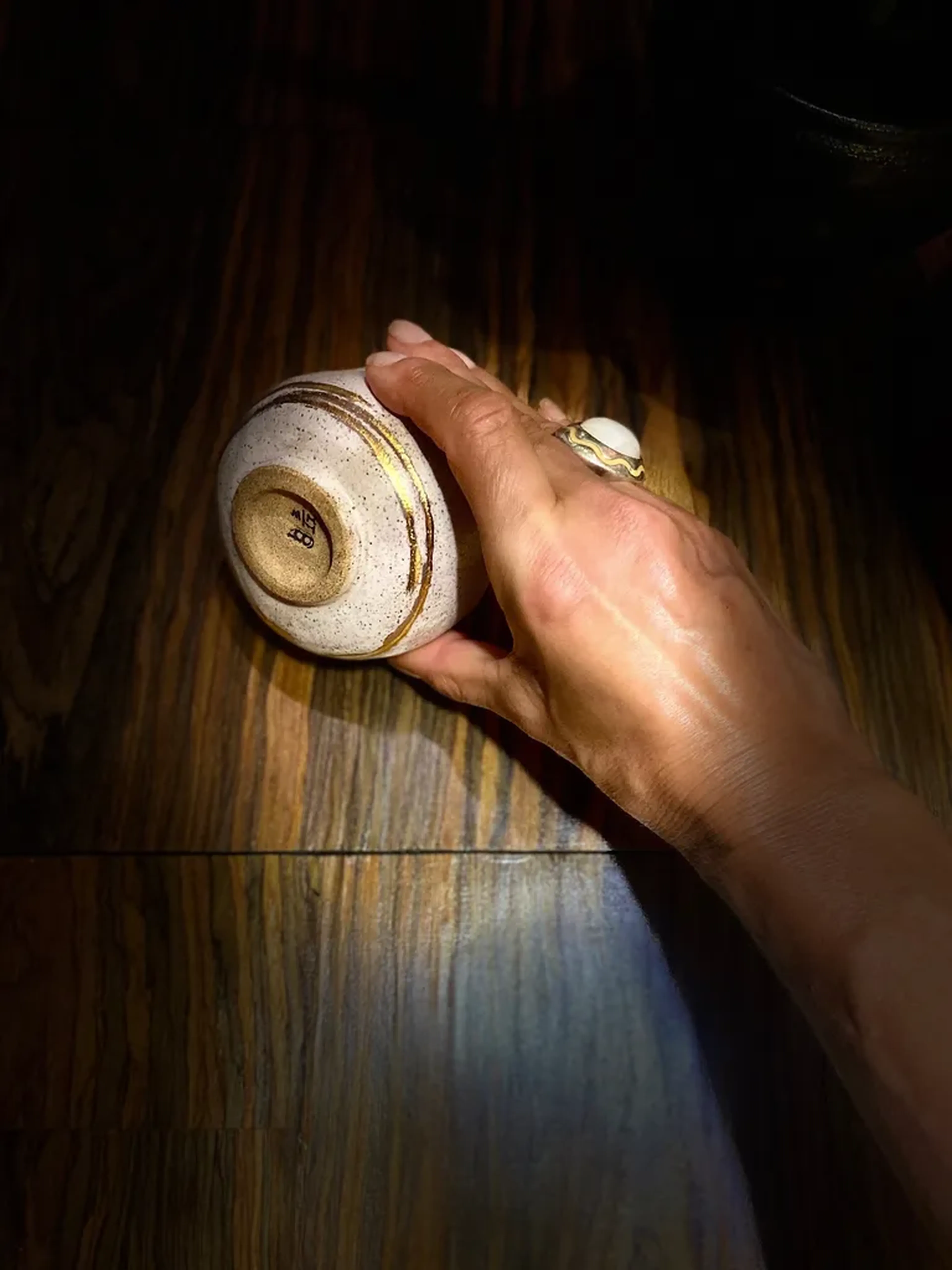 chawan wabi-sabi ouro imagem