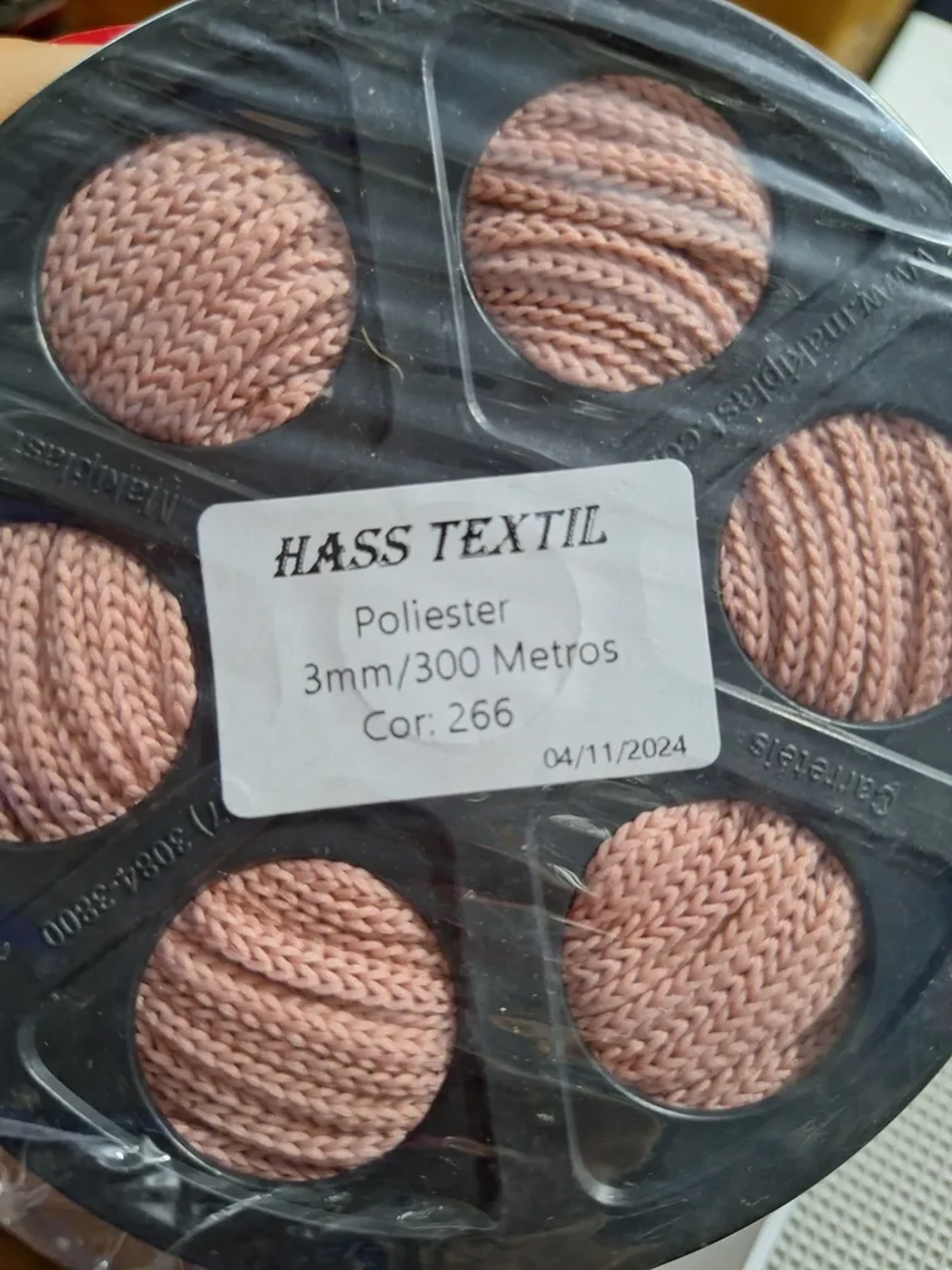 Poliéster 3mm 266 Rosa Antigo imagem