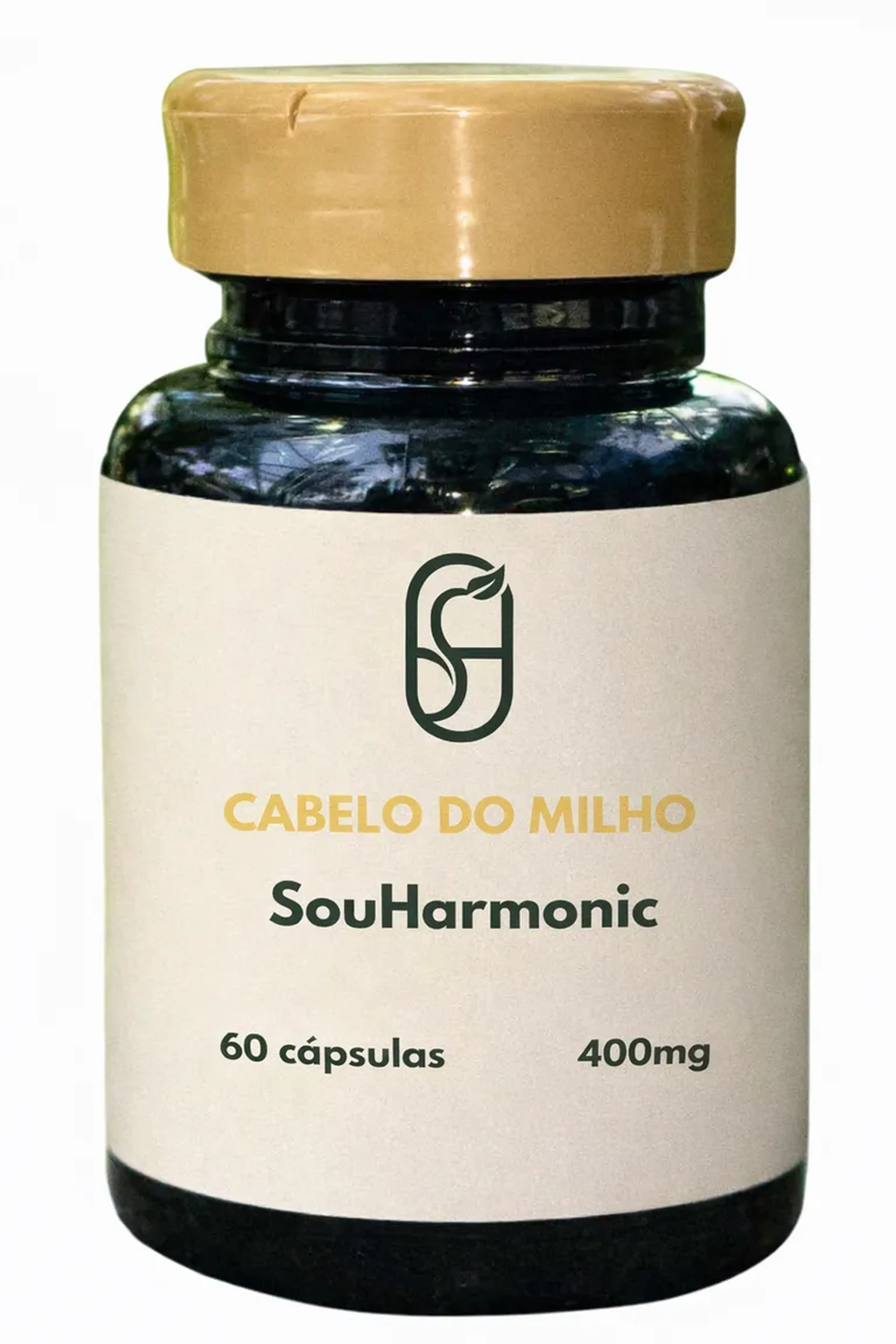CABELO DO MILHO - POTE COM 60 UNIDADES ENCAPSULADAS DE 400MG imagem