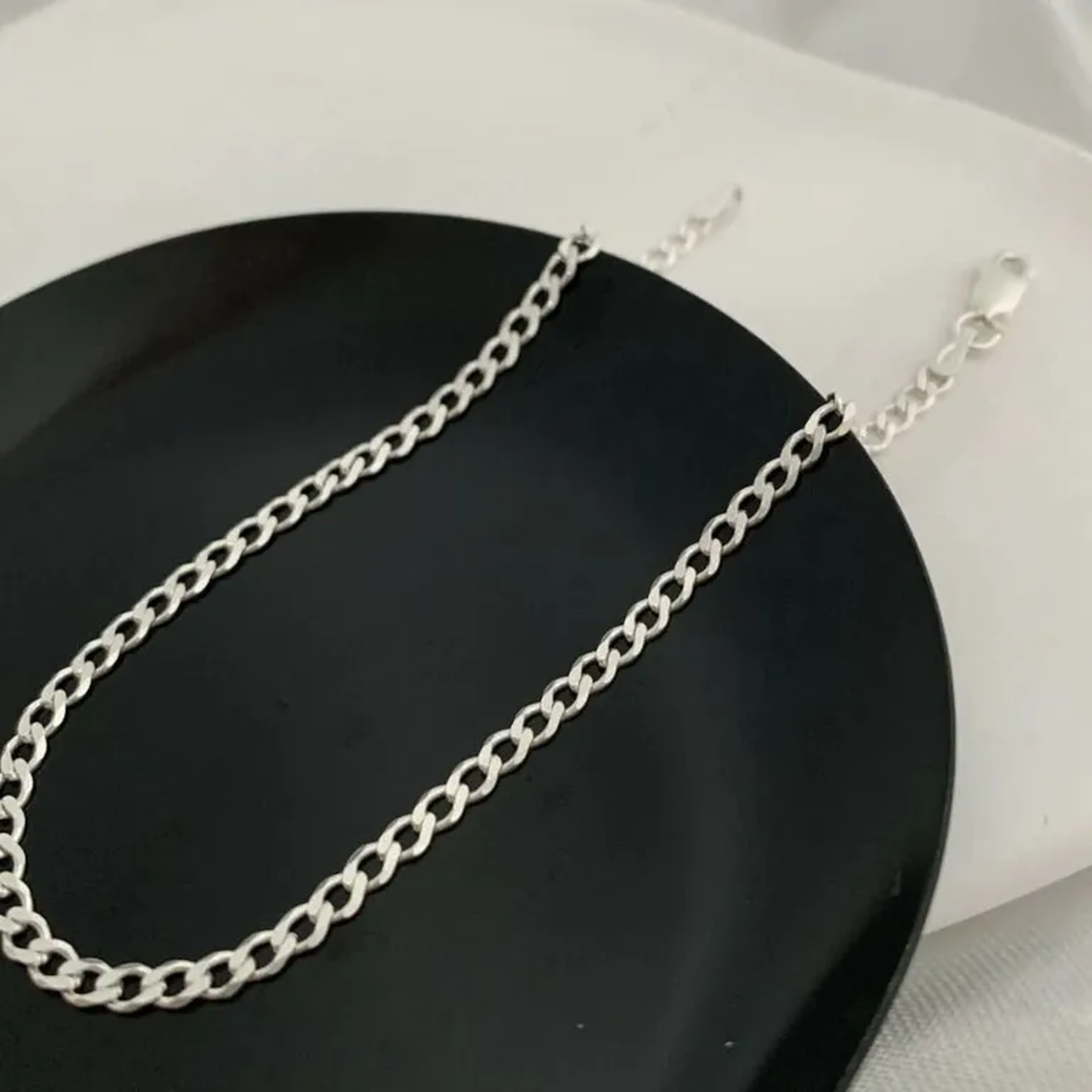 Pulseira Masculina Grumet 0.70 PRATA 925 imagem