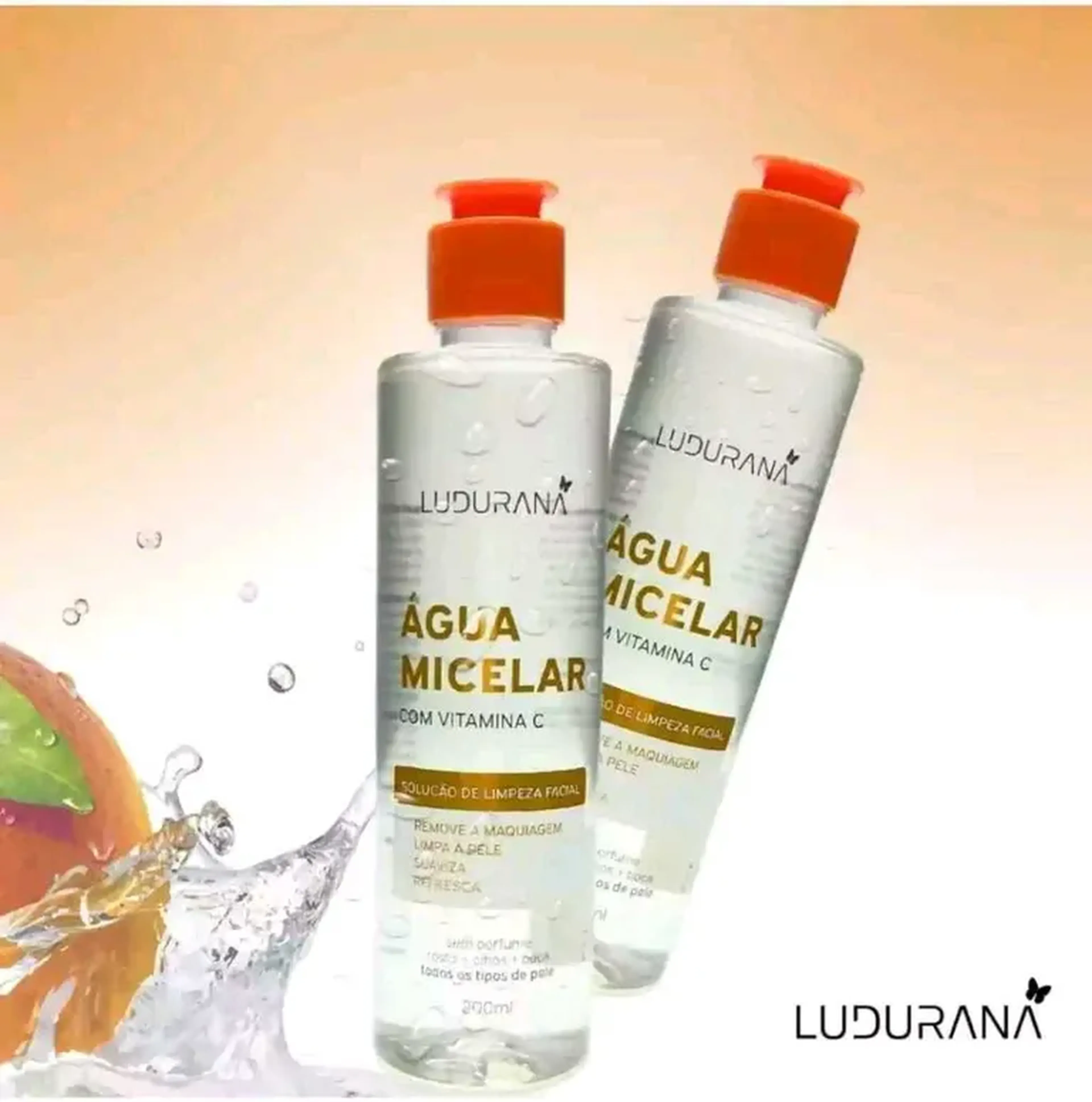 Água Micelar com Vitamina C - Ludurana imagem