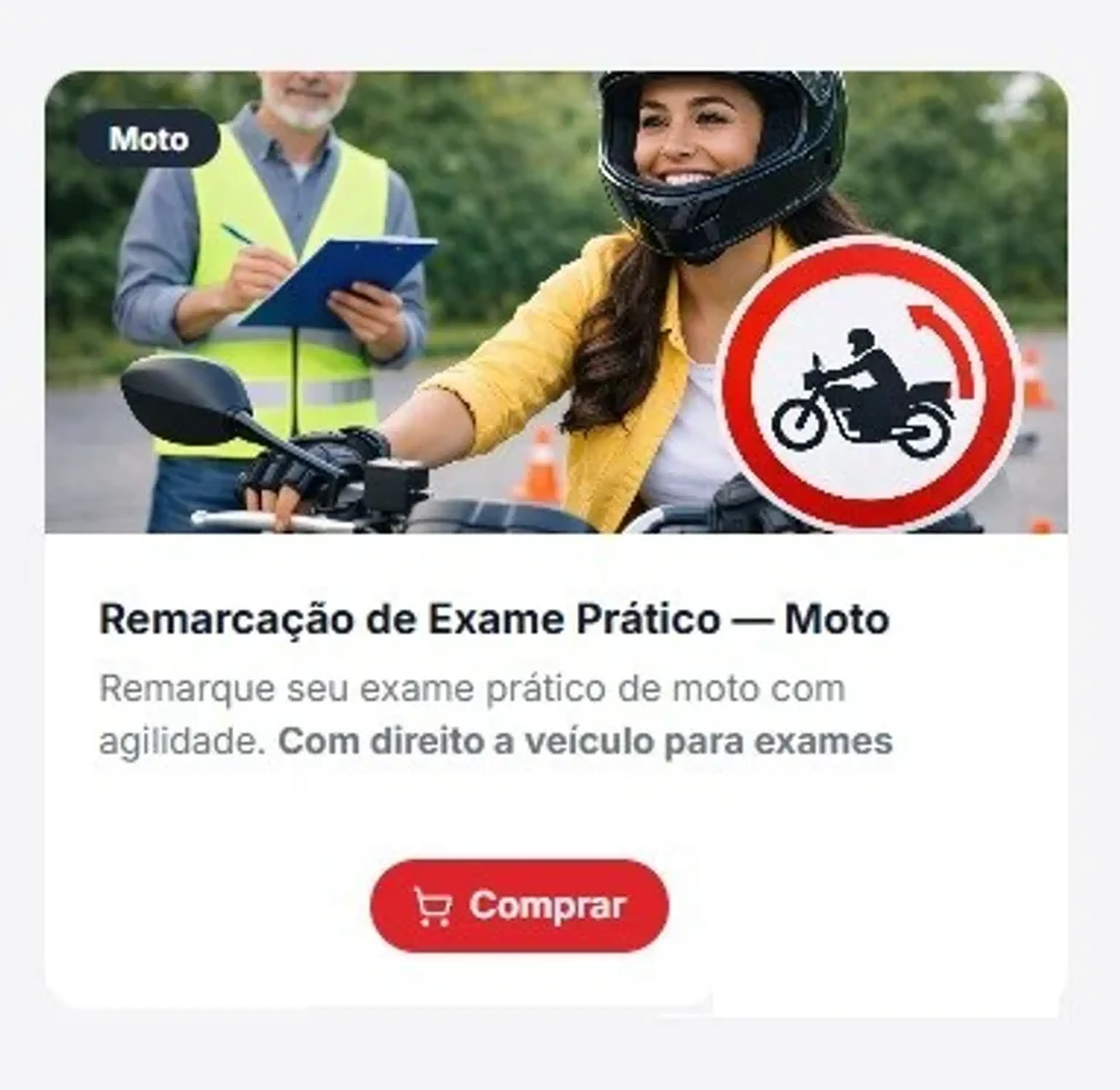 Remarcação de Exame Prático! (Moto) imagem