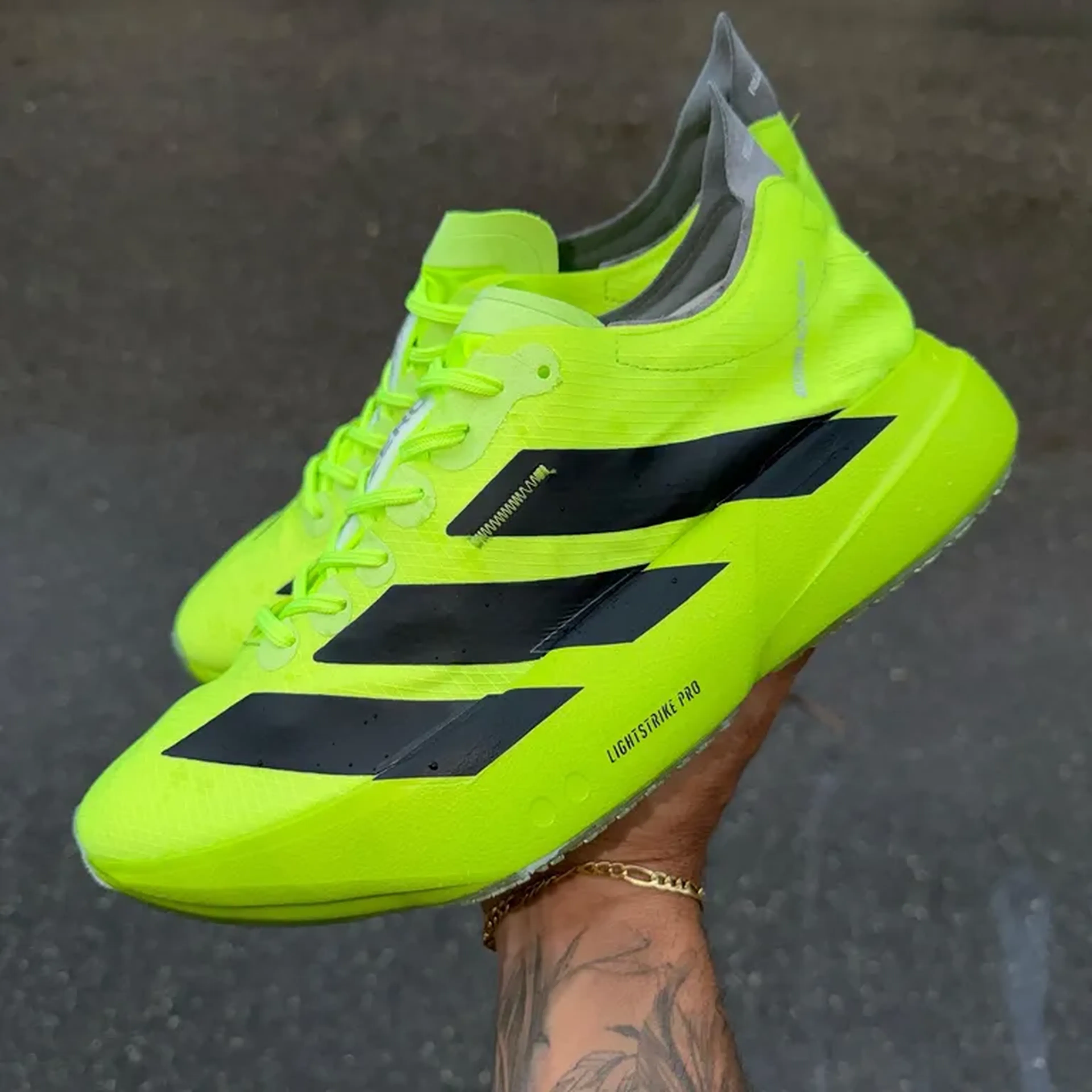 Adidas Adizero Adios Pro 4 Verde Flúor imagem