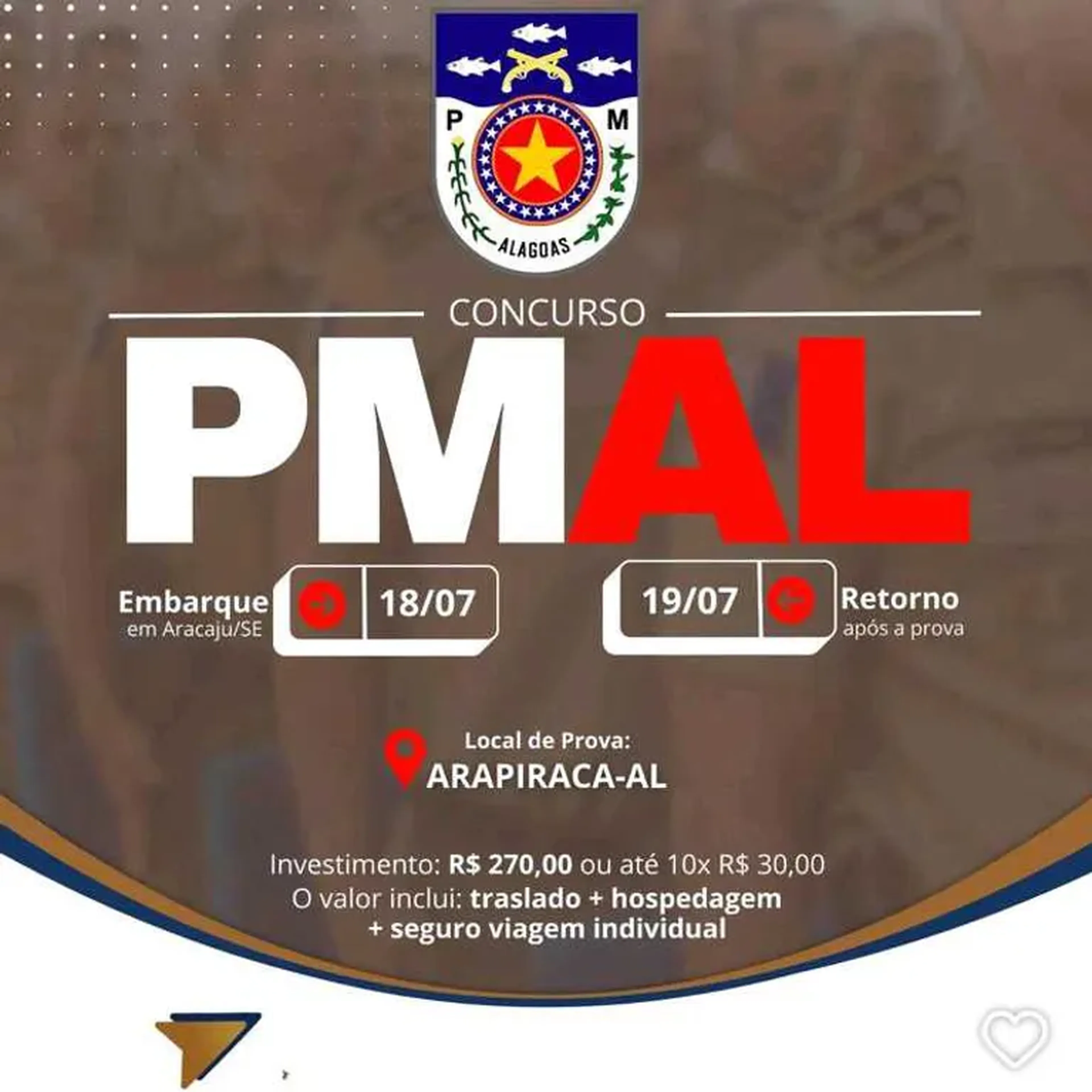 Concurso PM AL (Arapiraca) imagem