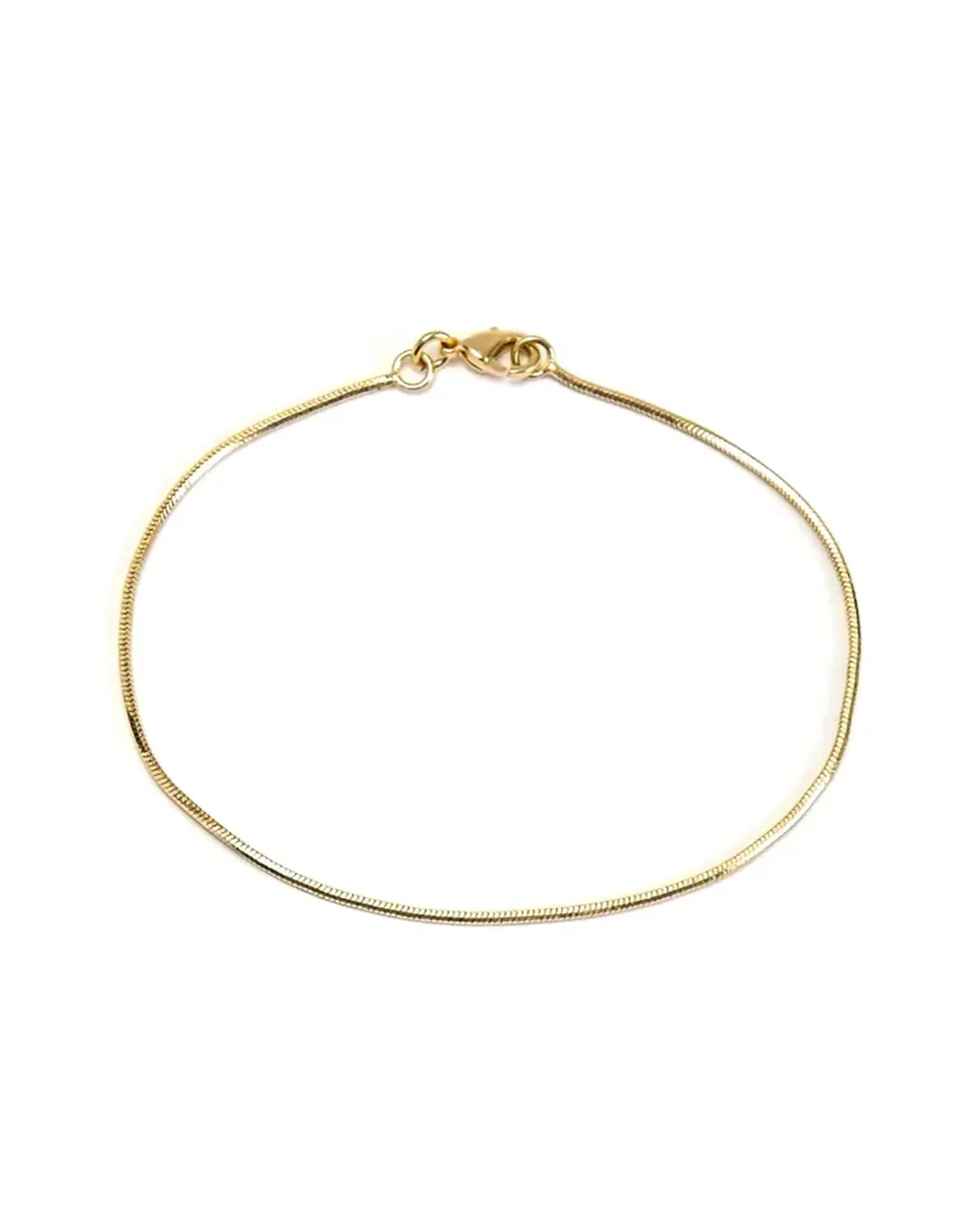 Pulseira Rabo de Rato Banhada a Ouro 18k imagem