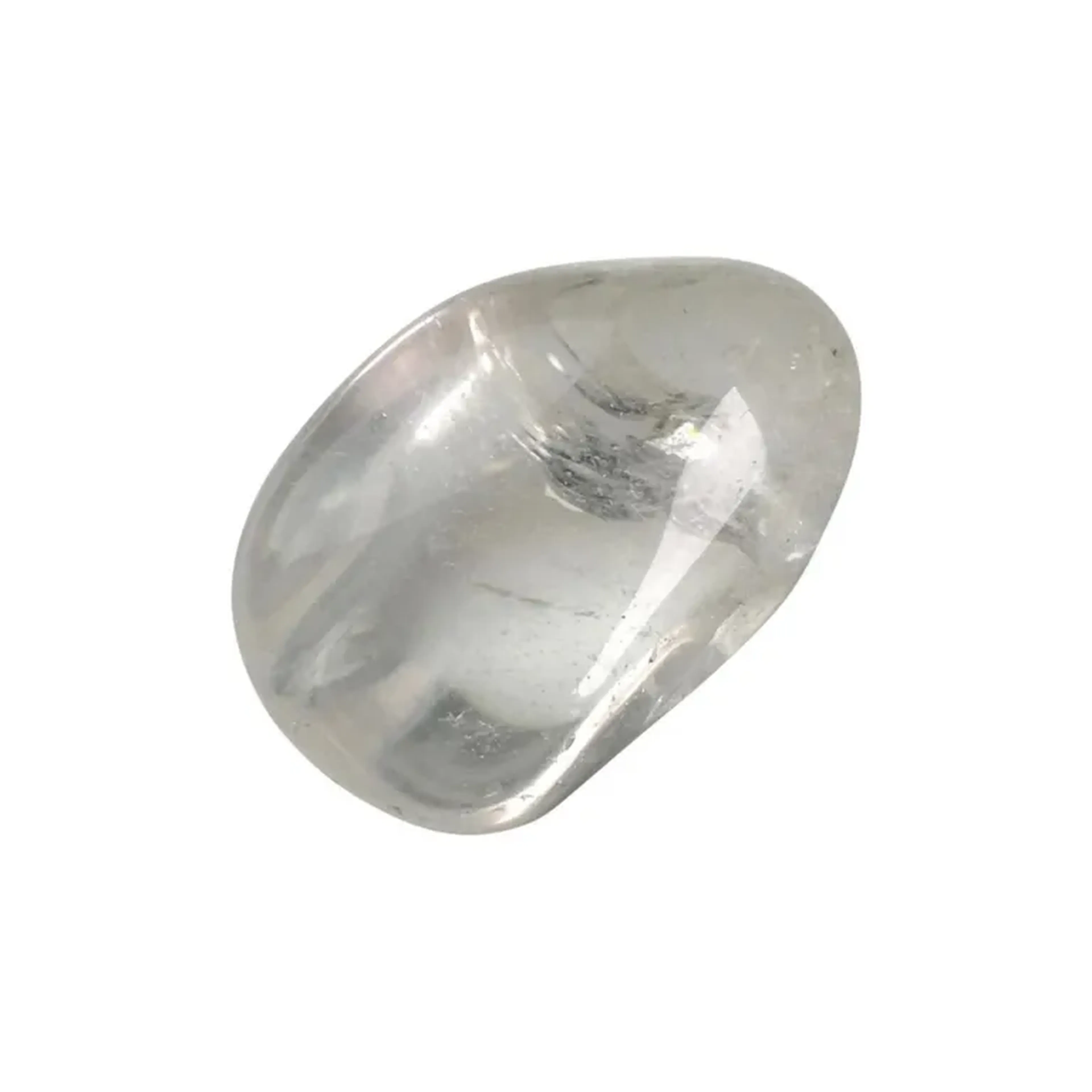 Cristal quartzo transparente - rolado imagem