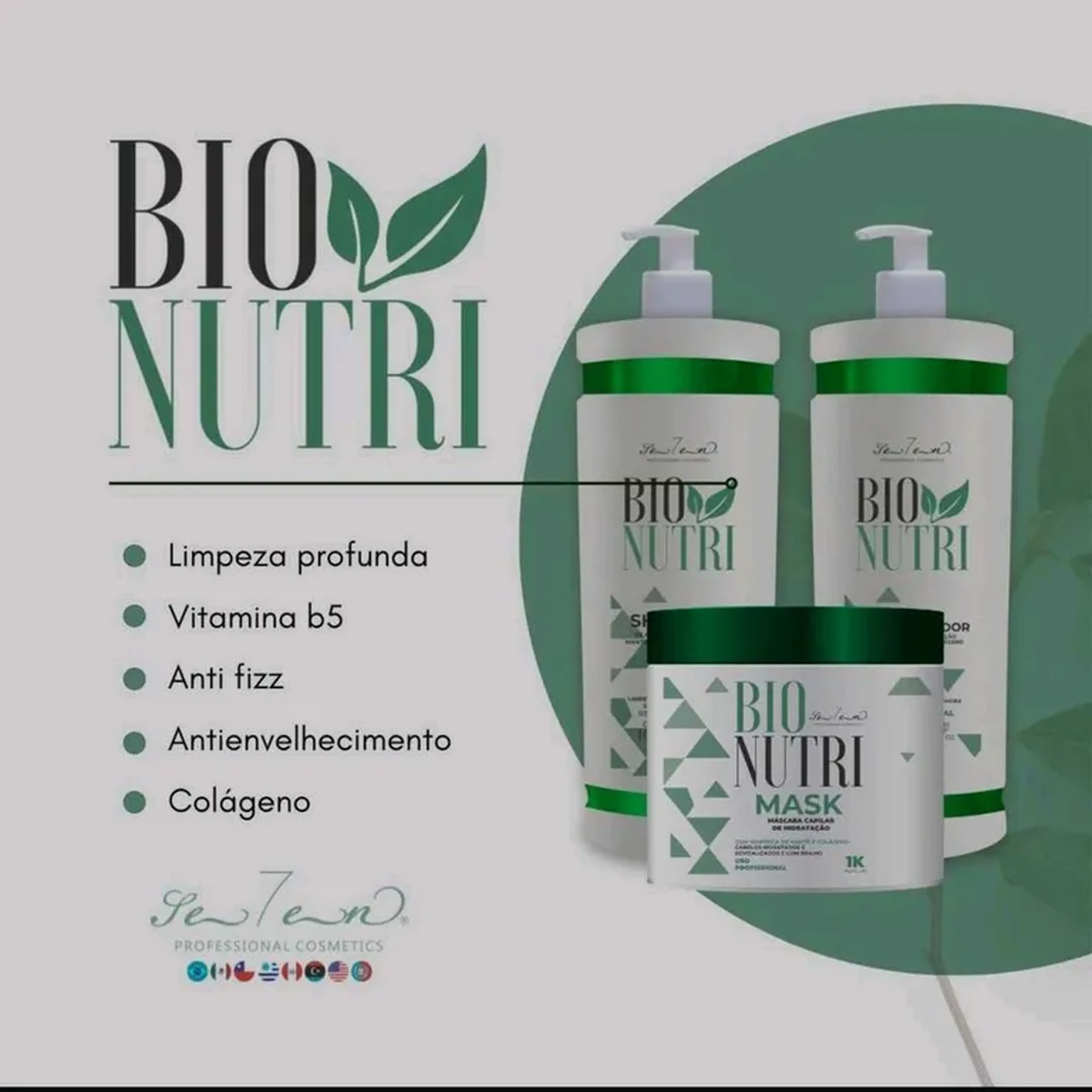 Bio Nutri Se7en tratamento e nutrição capilar intensiva. imagem