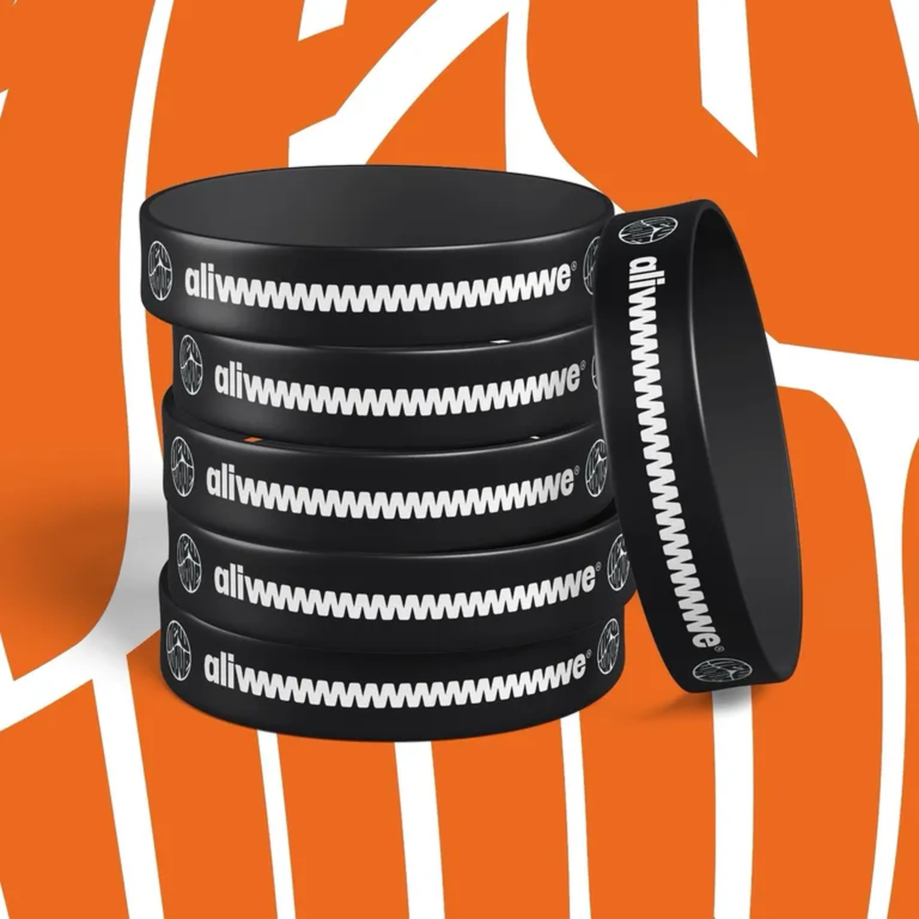 ⚫️ Pulseira “Alivvvve” — Preta imagem