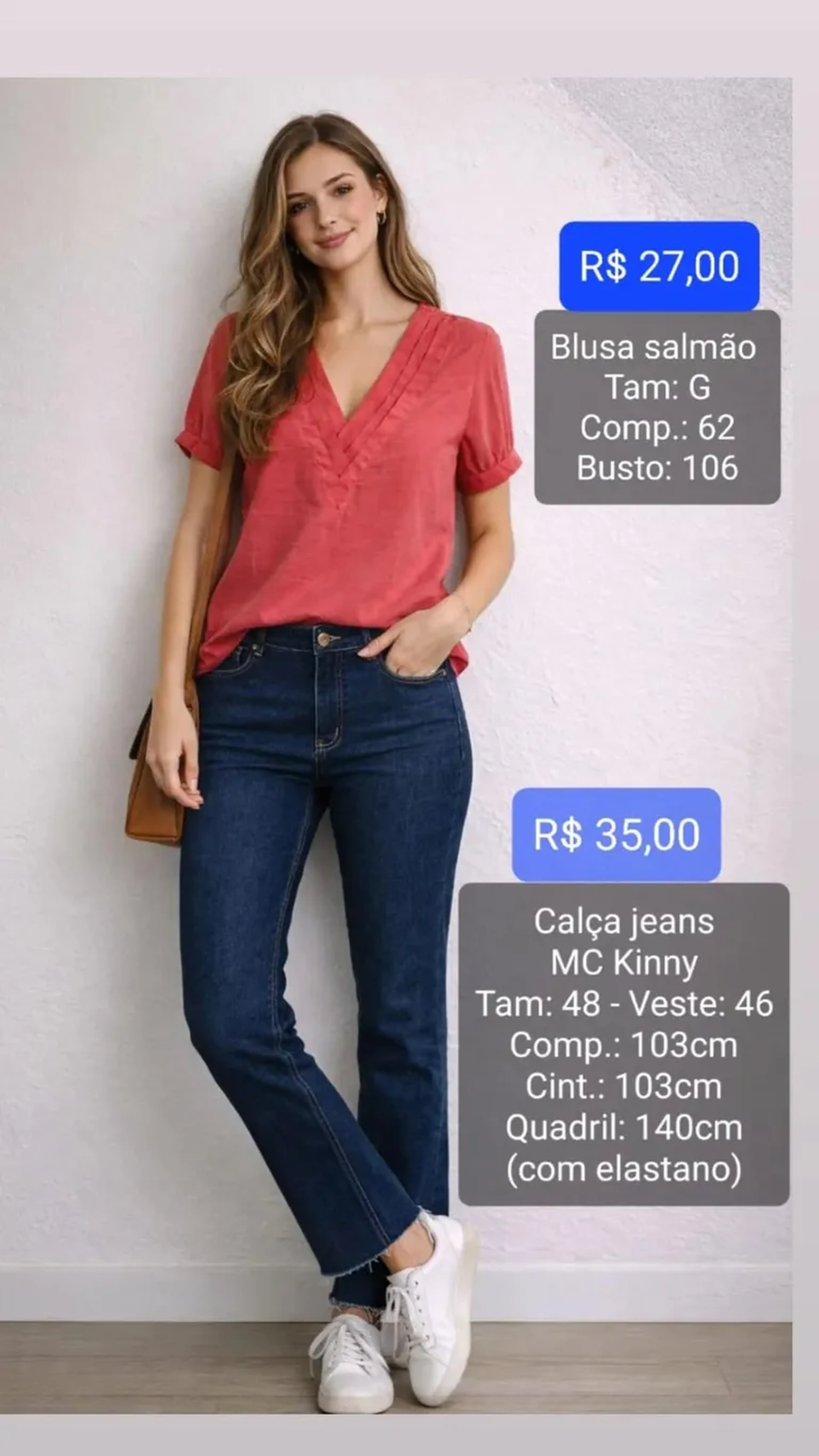 Calça MCkinny 48 veste 46 imagem