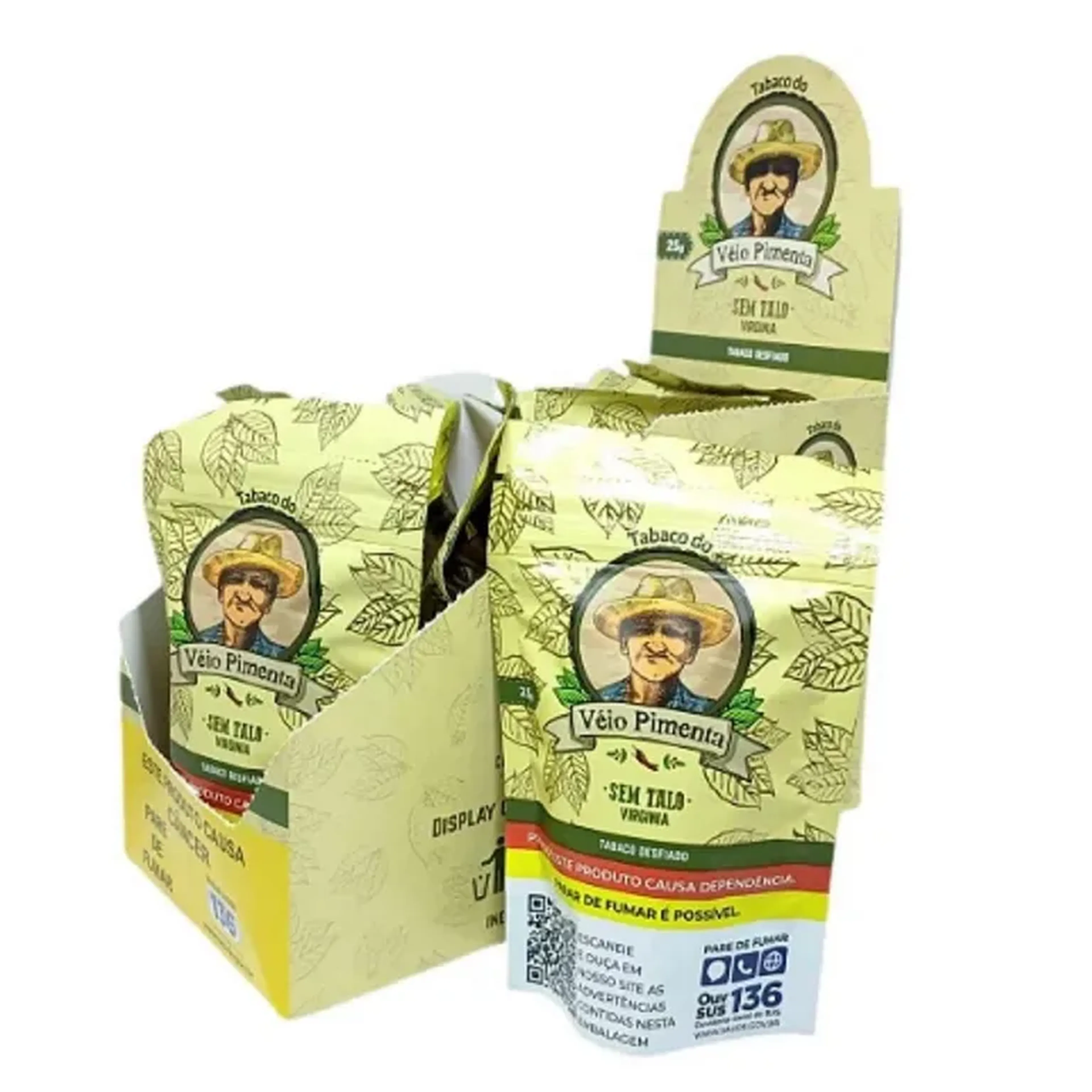 tabaco véio pimenta Virgínia gold 25g imagem