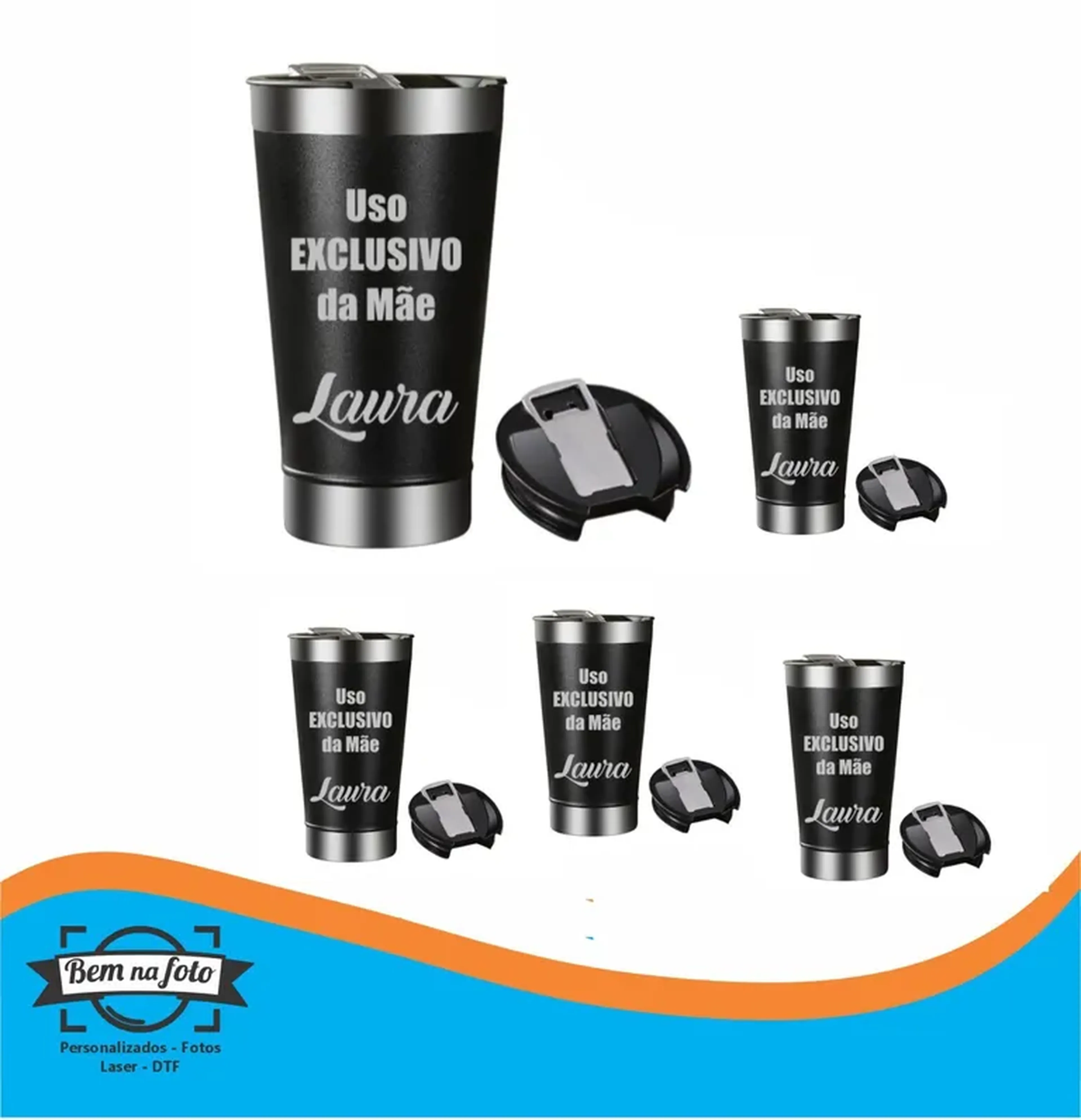 Copo térmico personalizado 5 unidades imagem