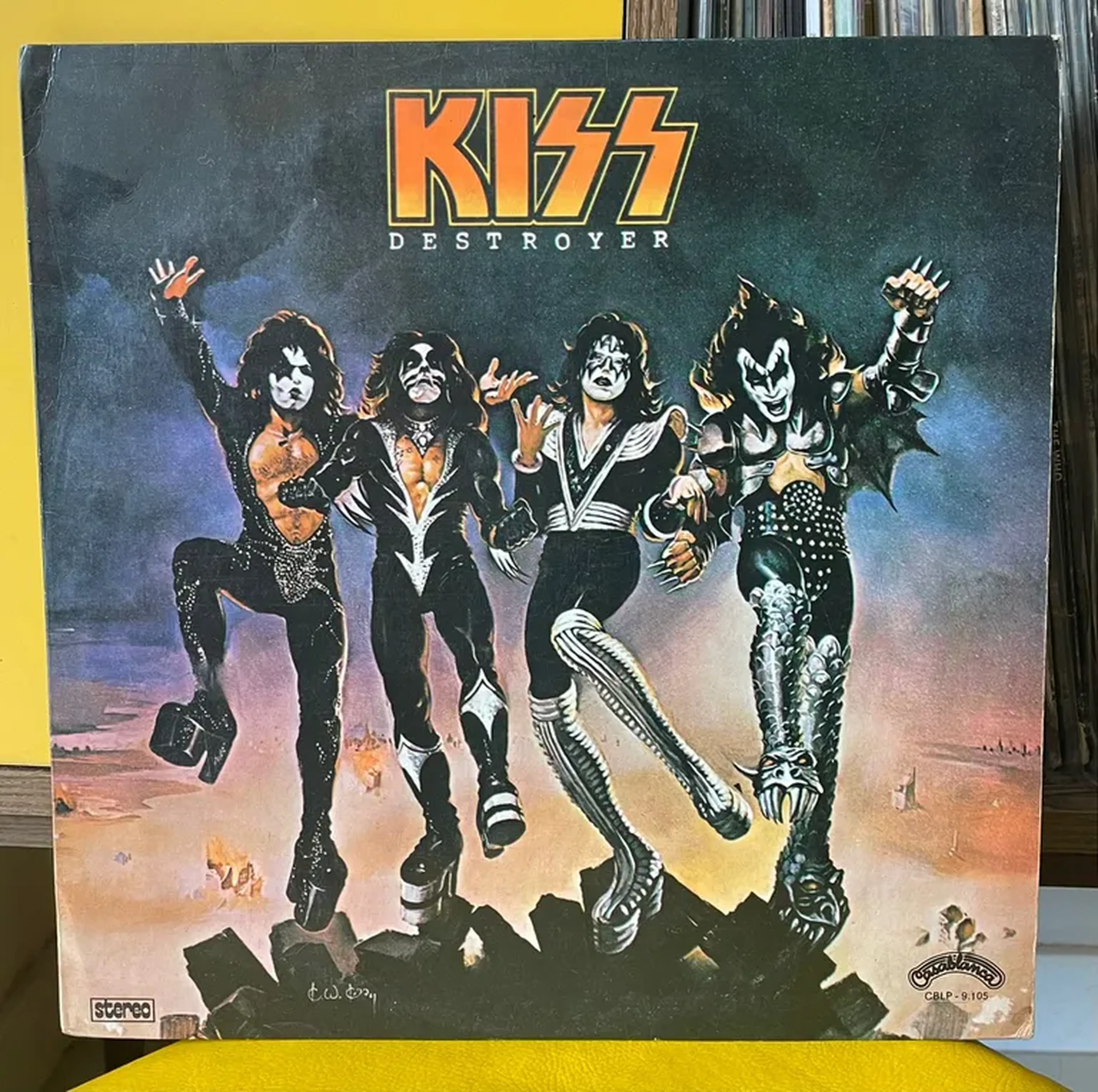 LP Vinil Kiss Destroyer Original usado VG+ imagem