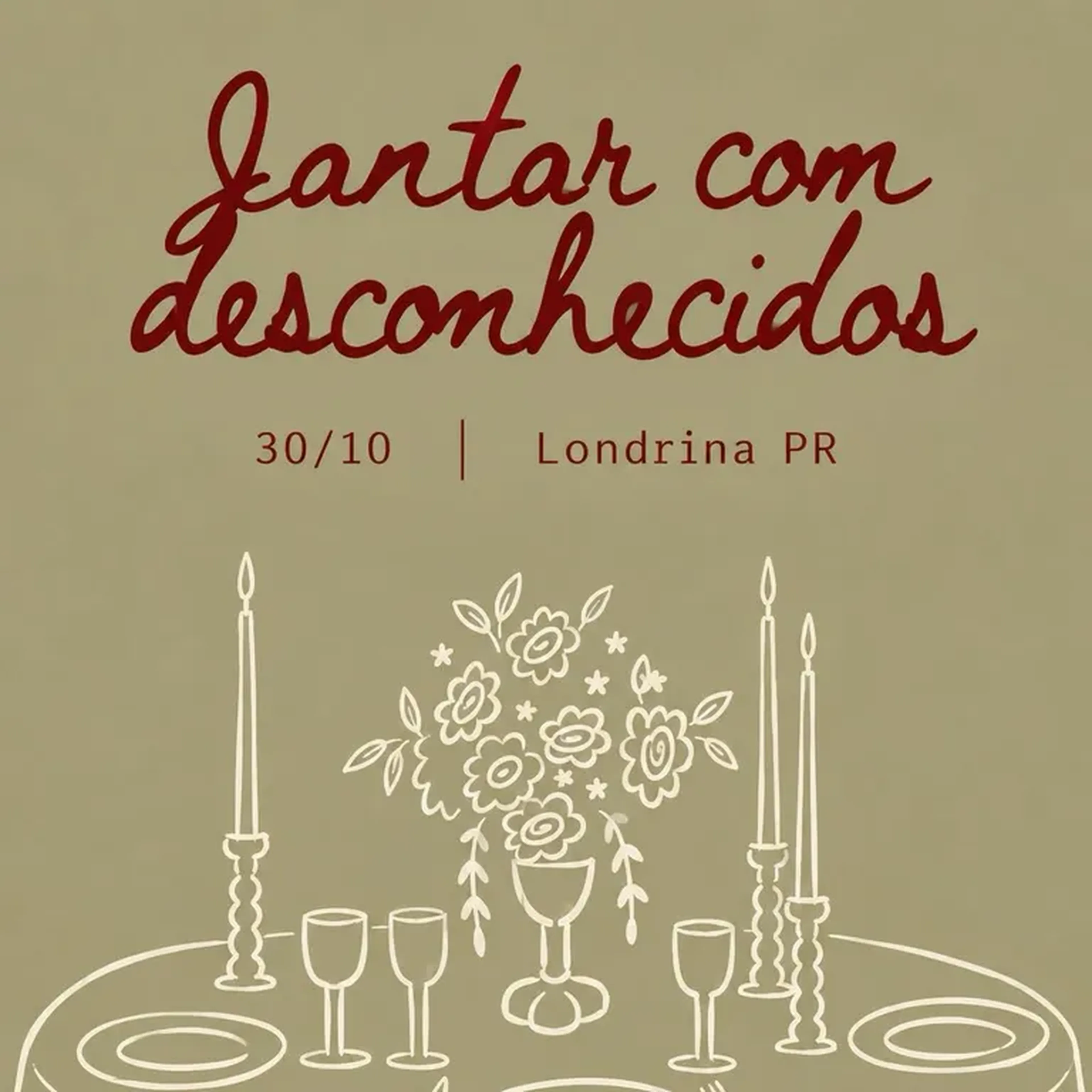 jantar com desconhecidos 30 10 Londrina imagem