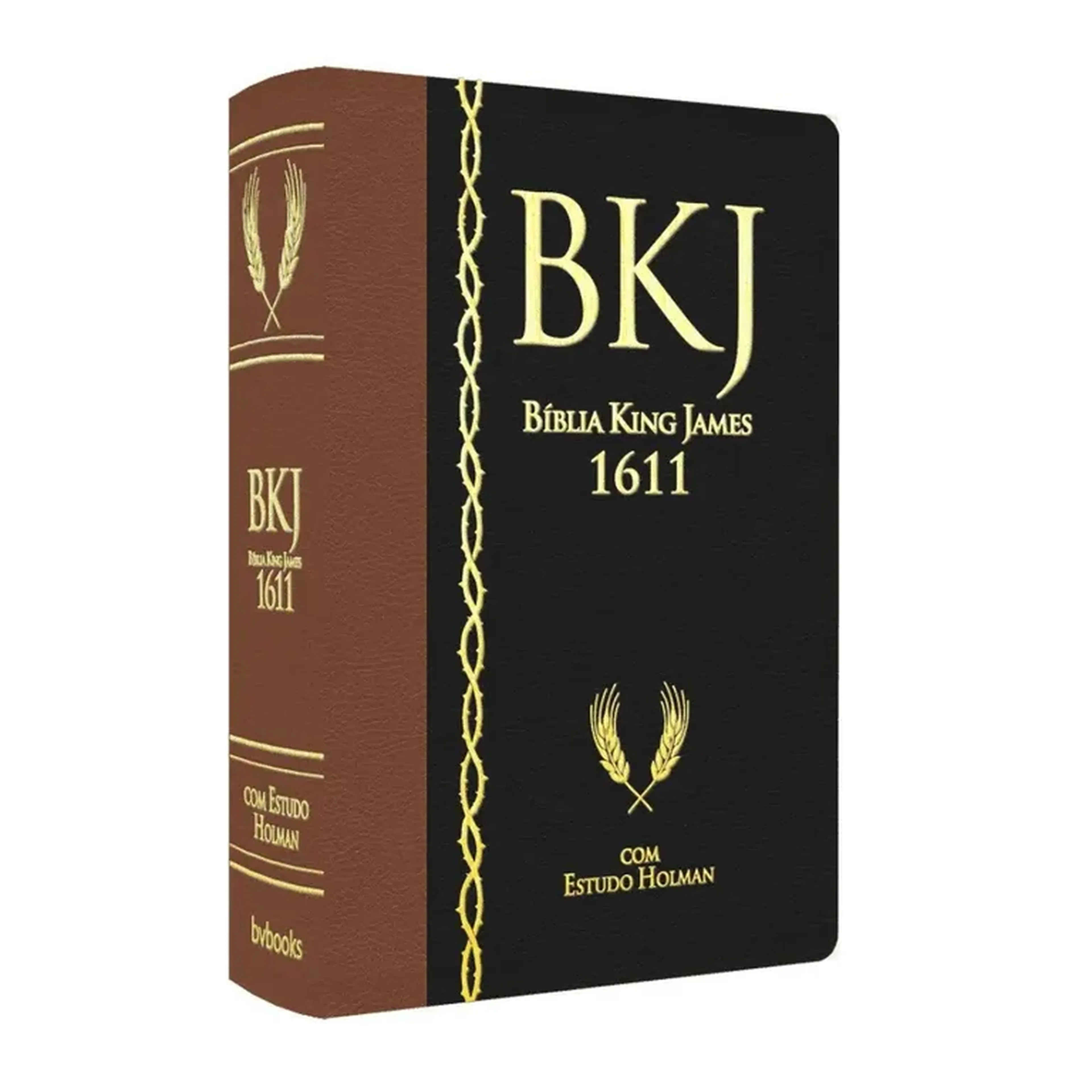BÍBLIA BKJ FIEL 1611 COM ESTUDO HOLMAN - CAPA DUOTONE 7ª EDIÇÃO imagem