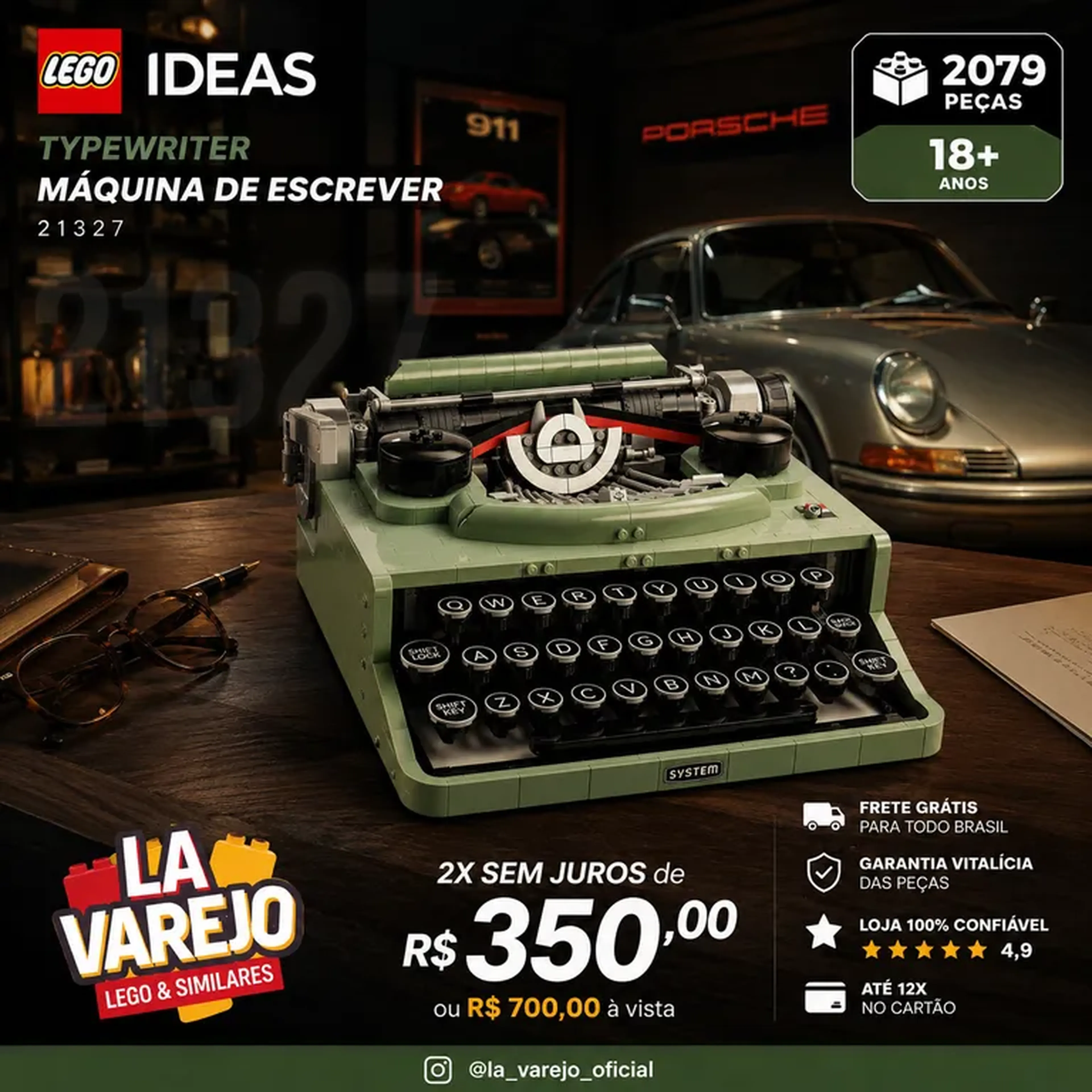 LEGO MAQUINA DE ESCREVER imagem