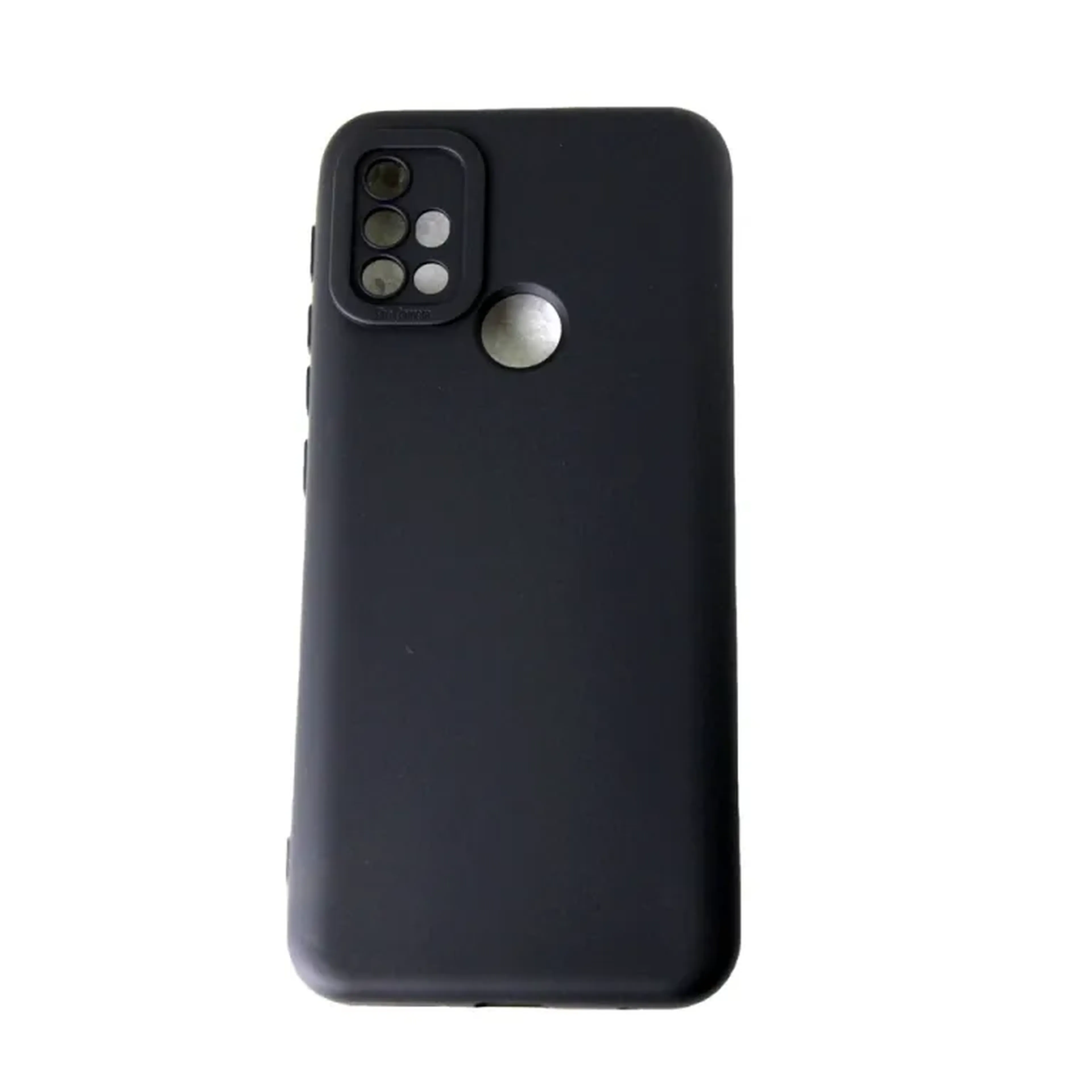 Capinha Moto G10, G20, G30, Cilicone Aveludada (PRETA) imagem