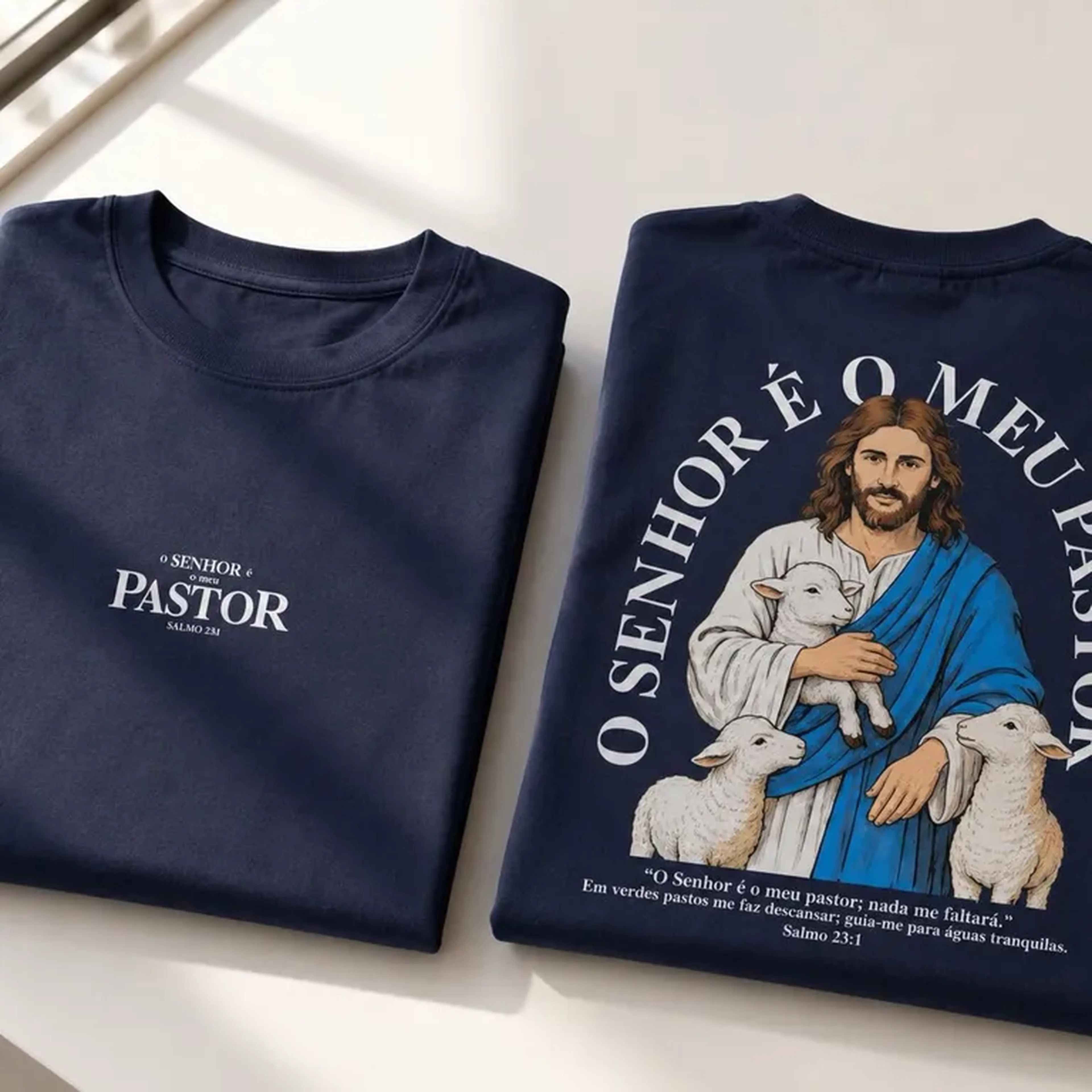 Camiseta O Senhor é meu pastor imagem