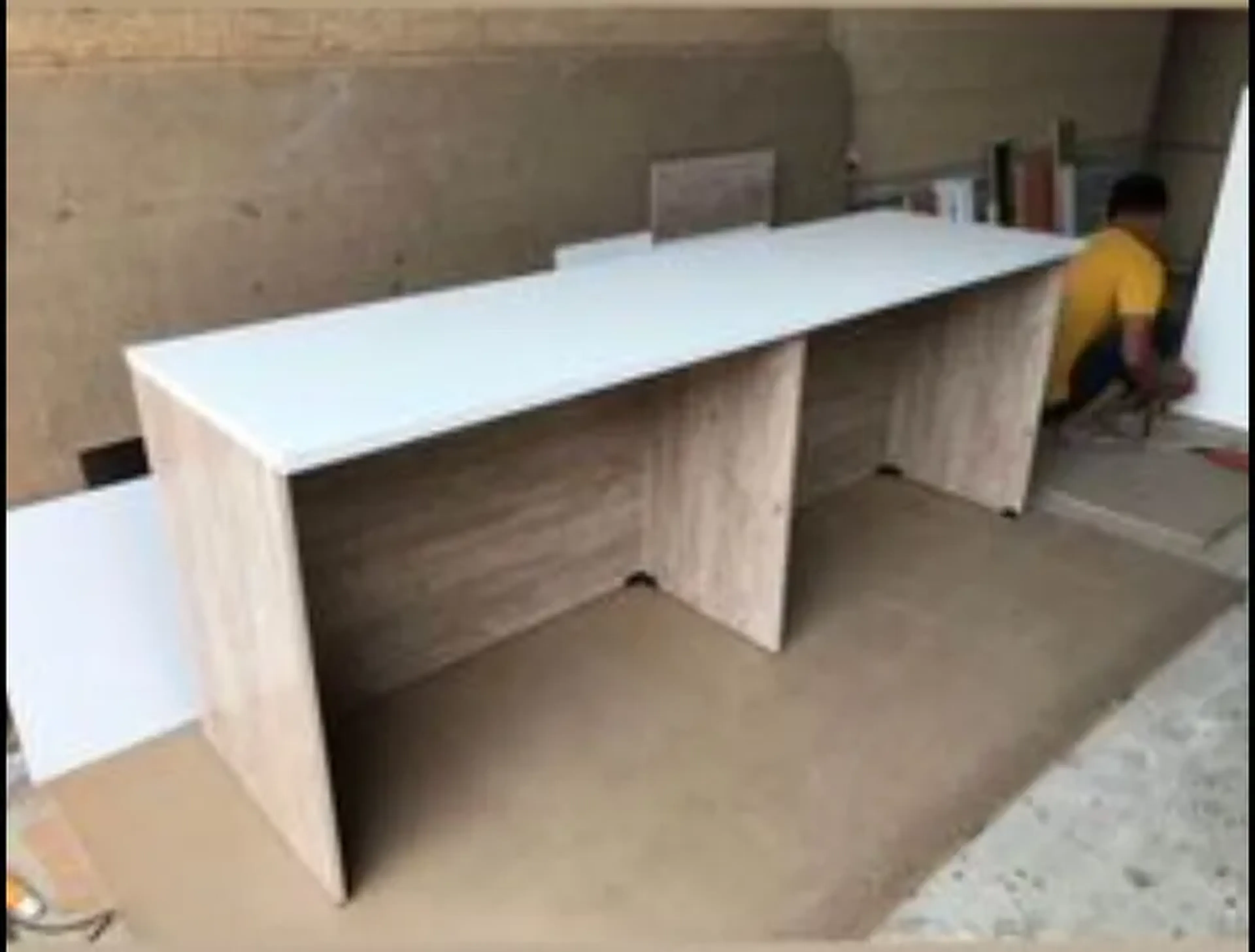 Mesa atendimento MDF imagem