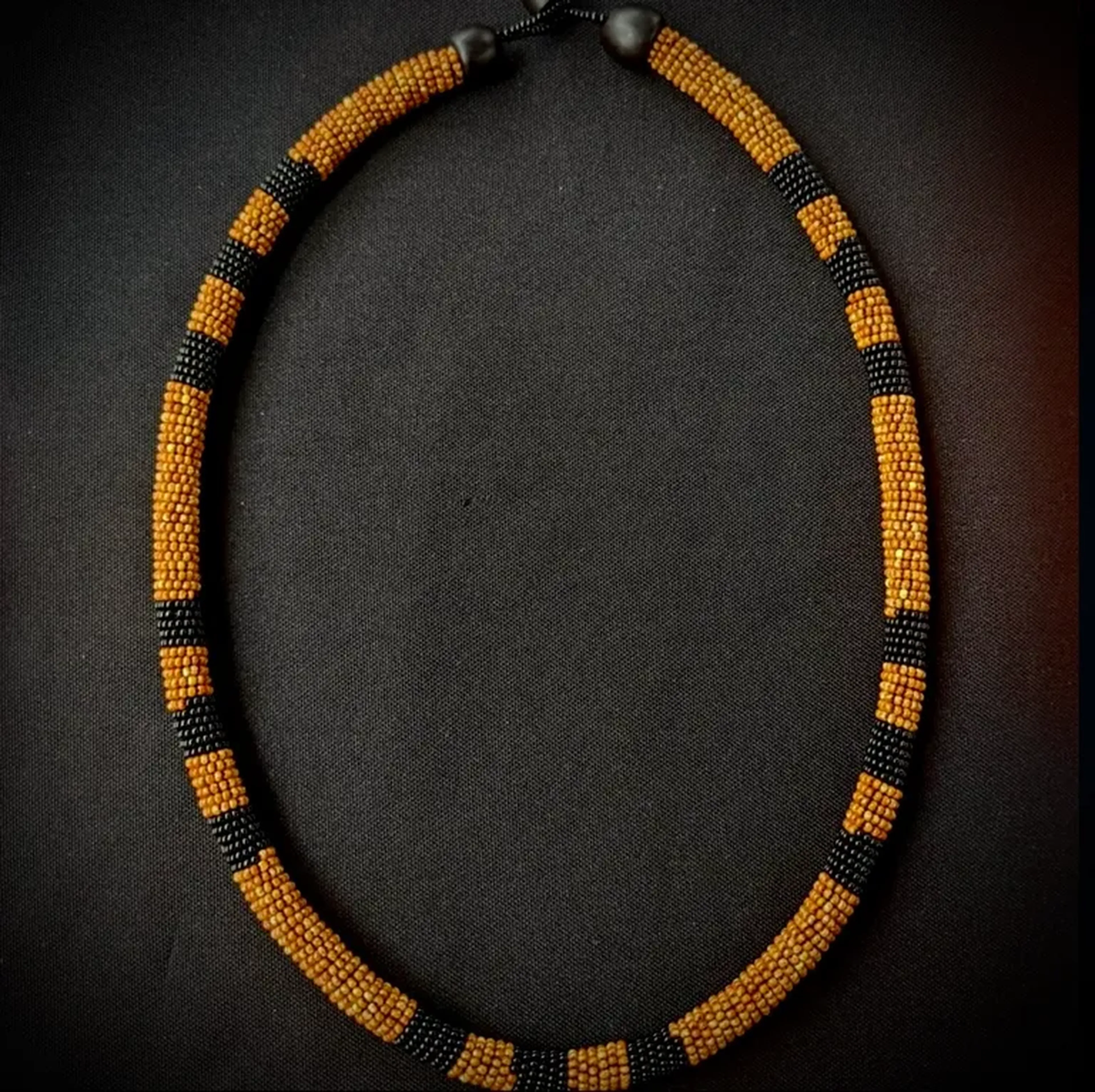 Colar cobra coral Tiririca miçanga imagem