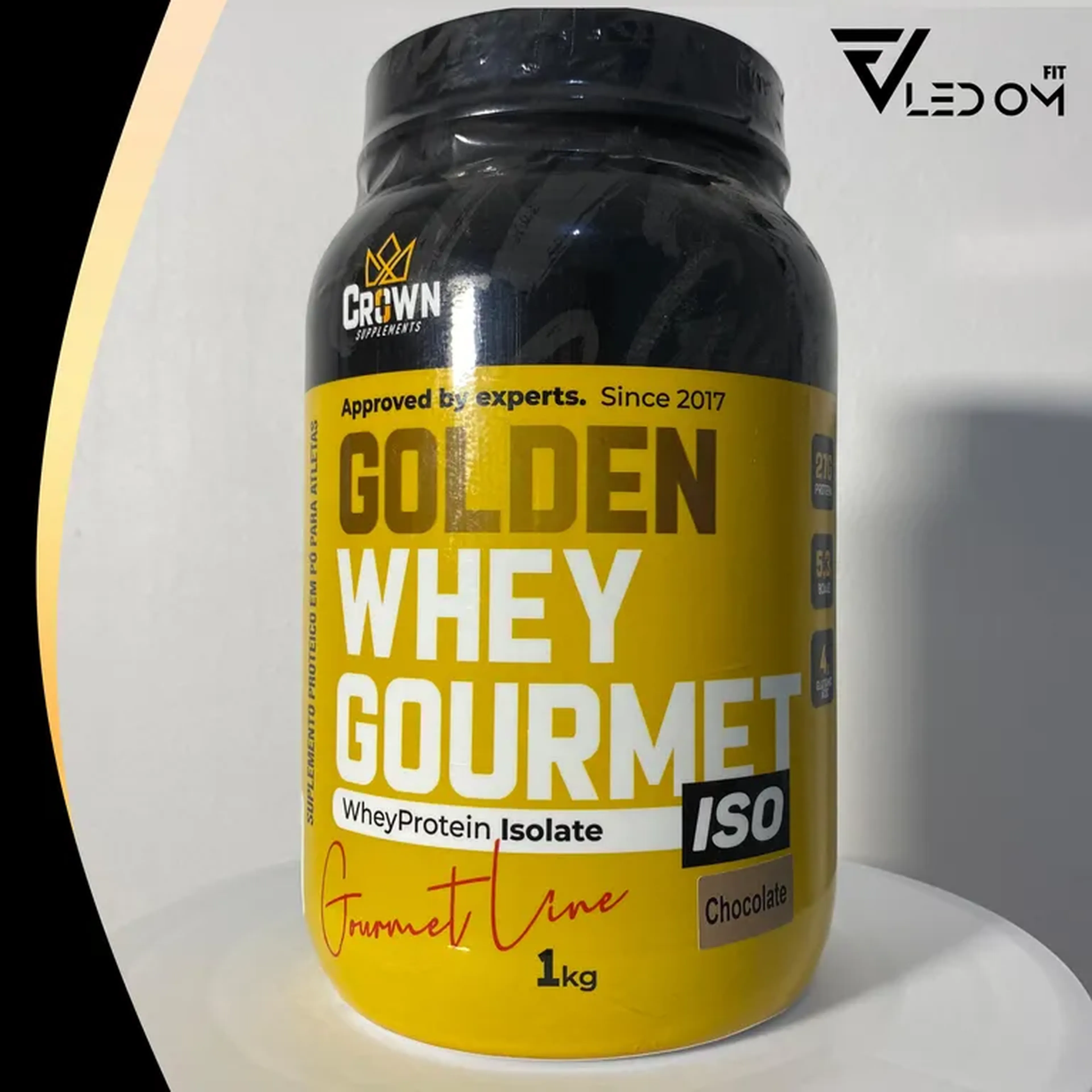 Whey Gourmet Isolado - 1Kg - Chocolate imagem