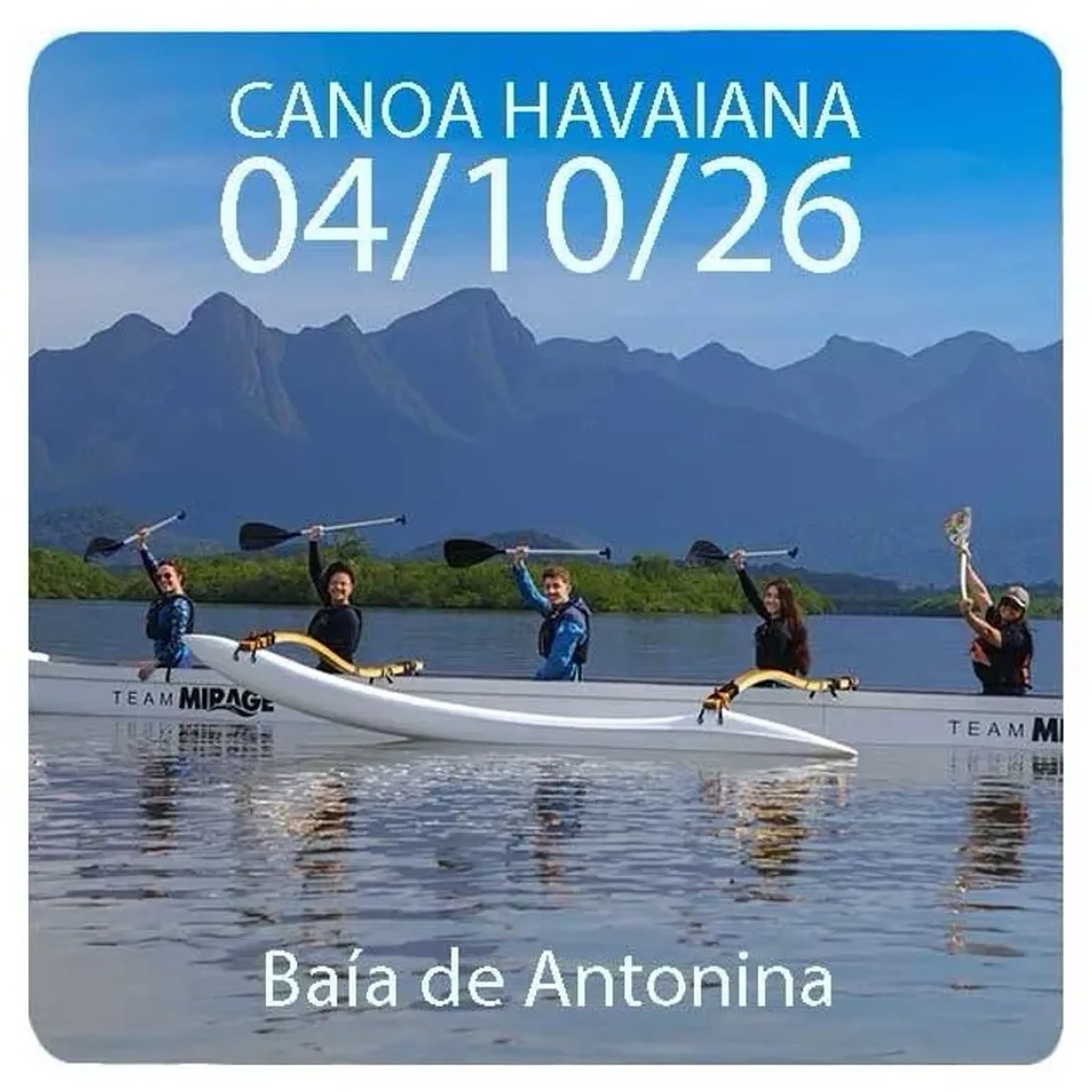 04 10 26 PASSEIO CANOA HAVAIANA - 9h da manhã imagem
