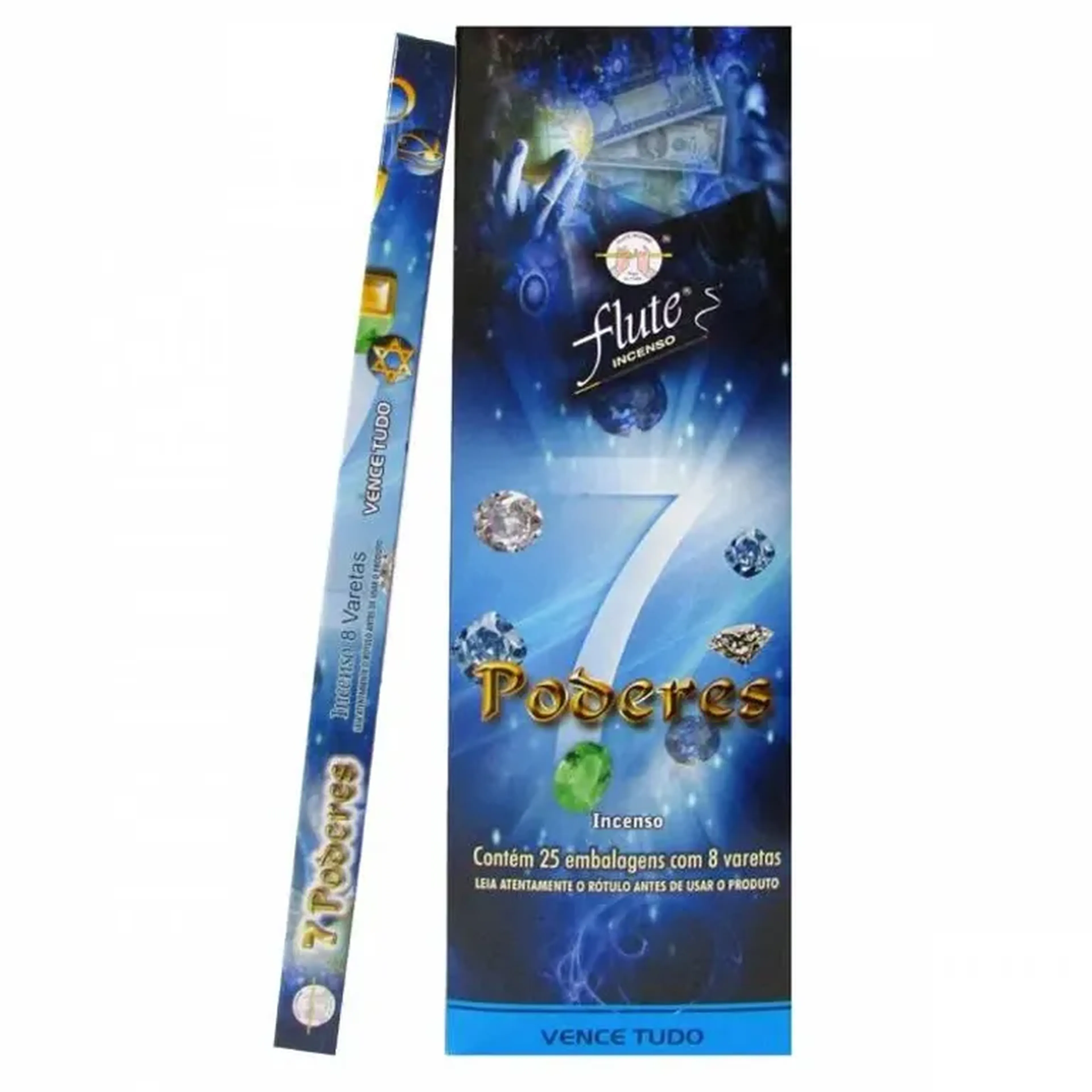 sete Poderes - Incenso Flute Vence Tudo imagem
