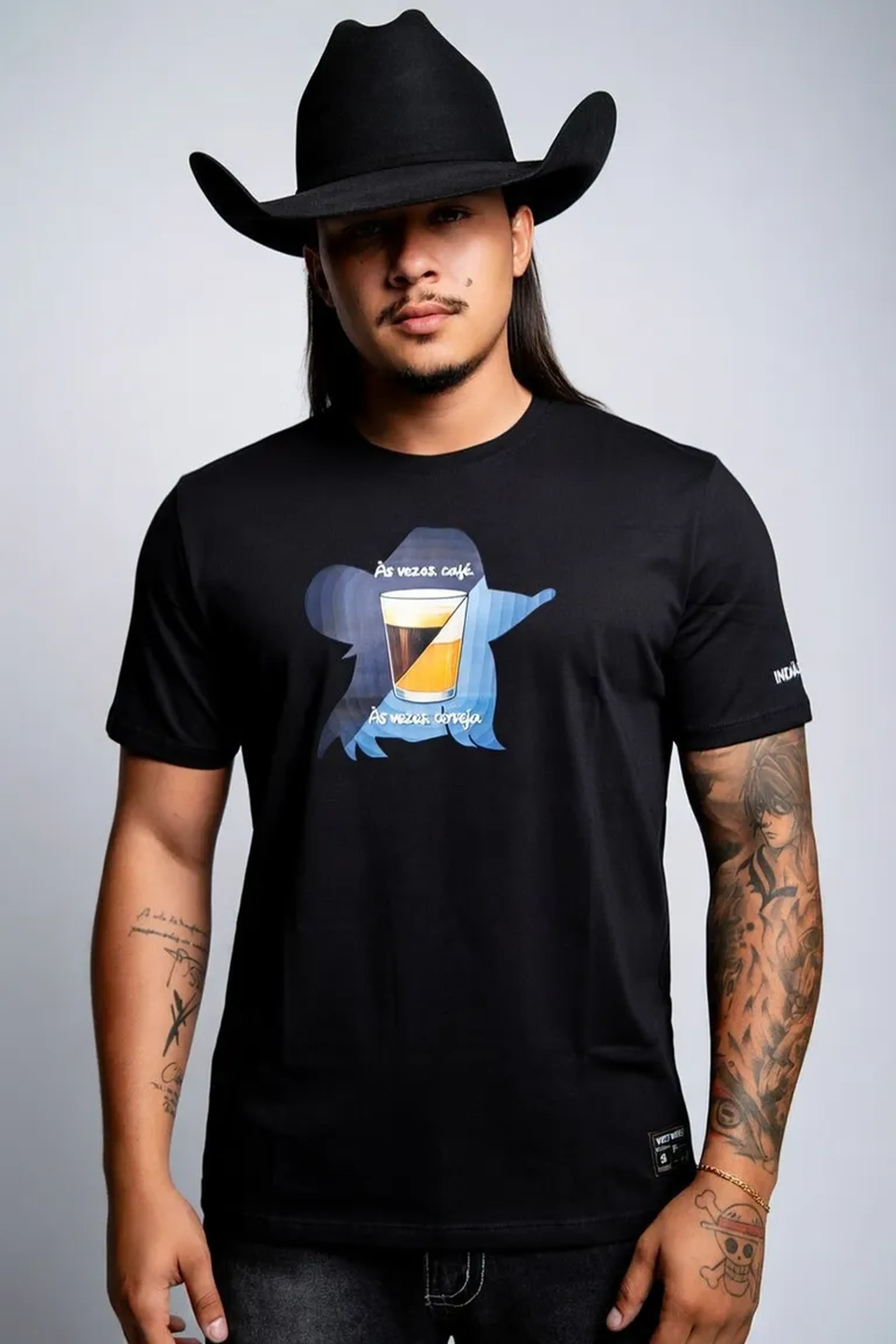 Camiseta Unissex Algodao Pima com Elastano - Café e Cerveja imagem