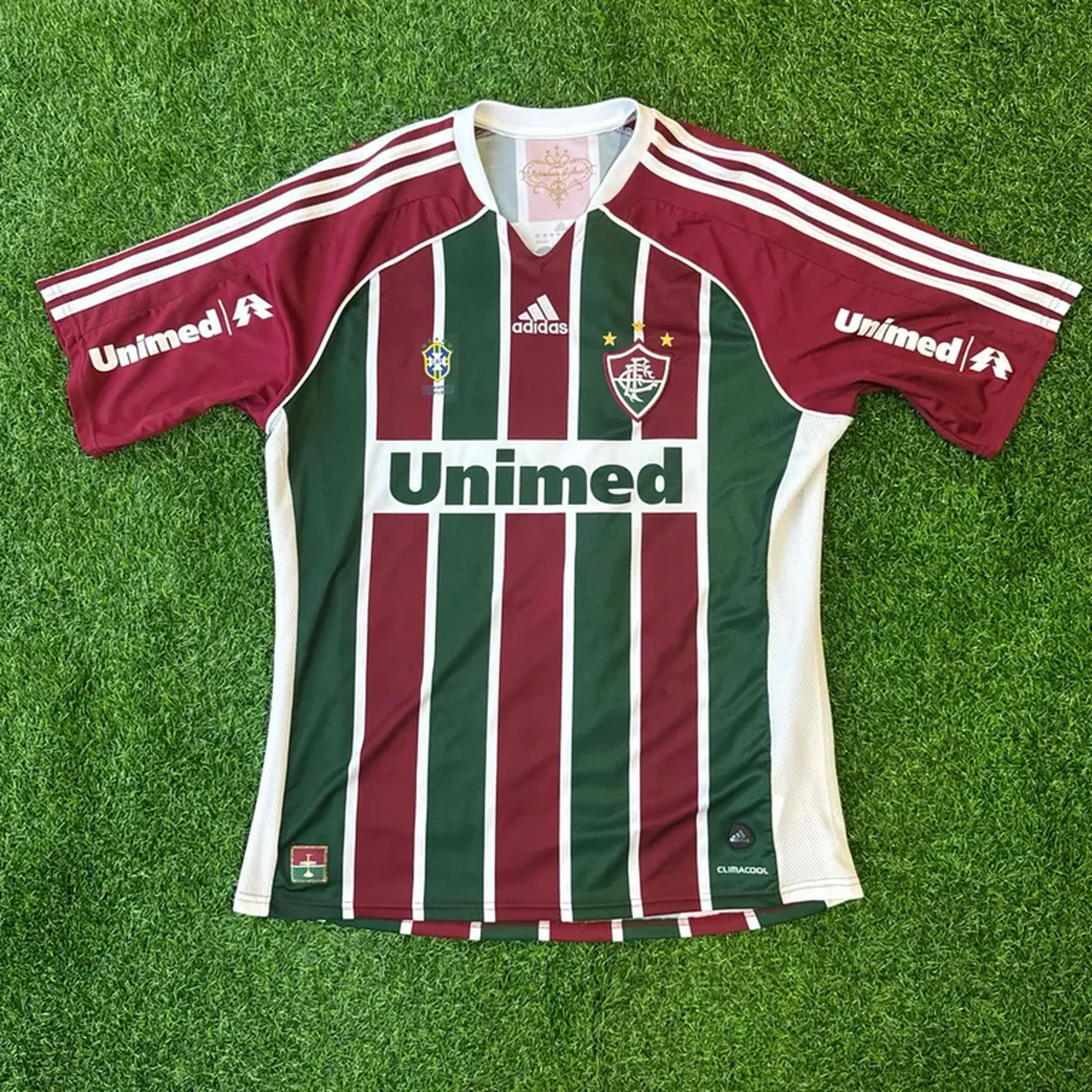 Camisa Fluminense Adidas 2011 G Jogo imagem