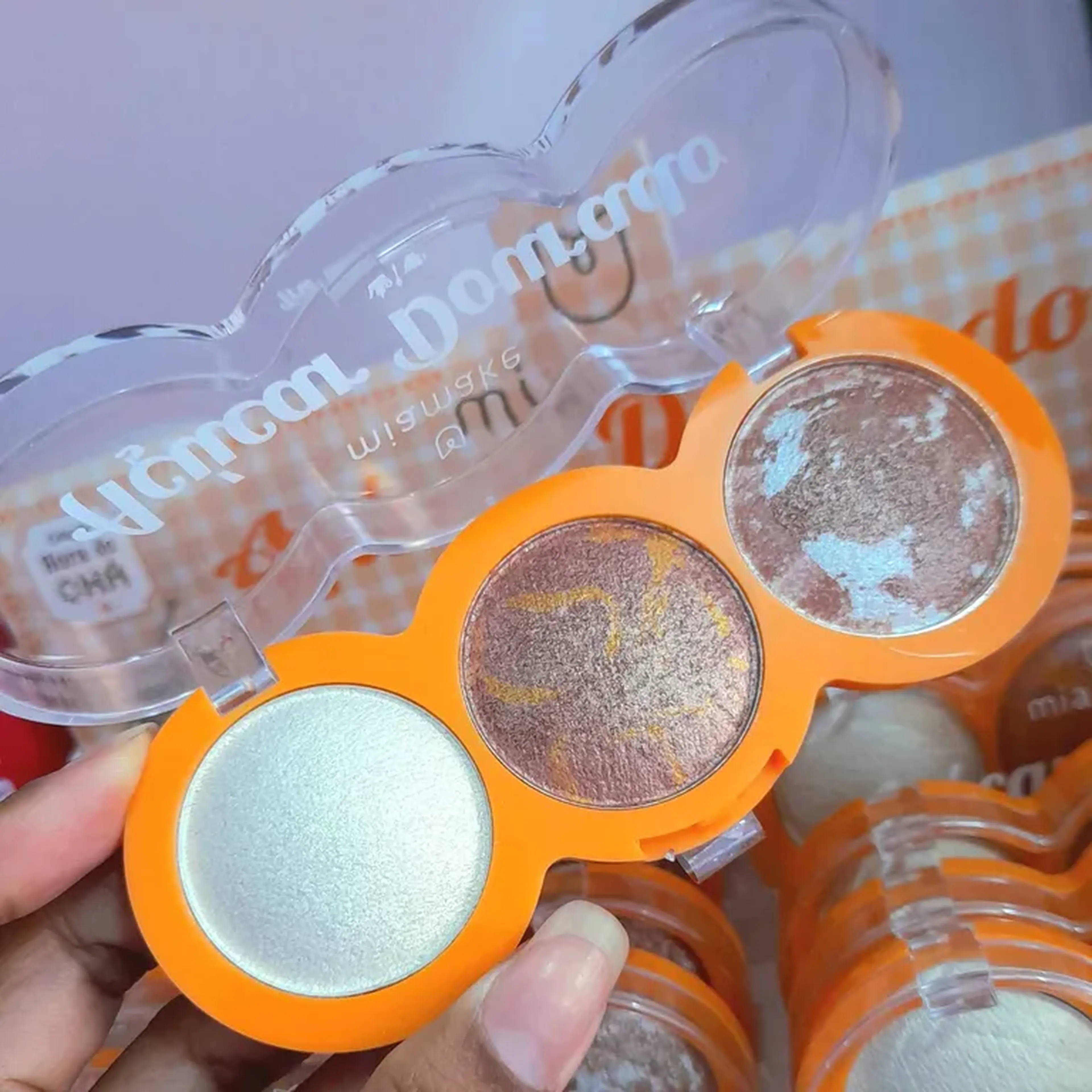 Paleta de Iluminador Açucar dourado MiaMake imagem